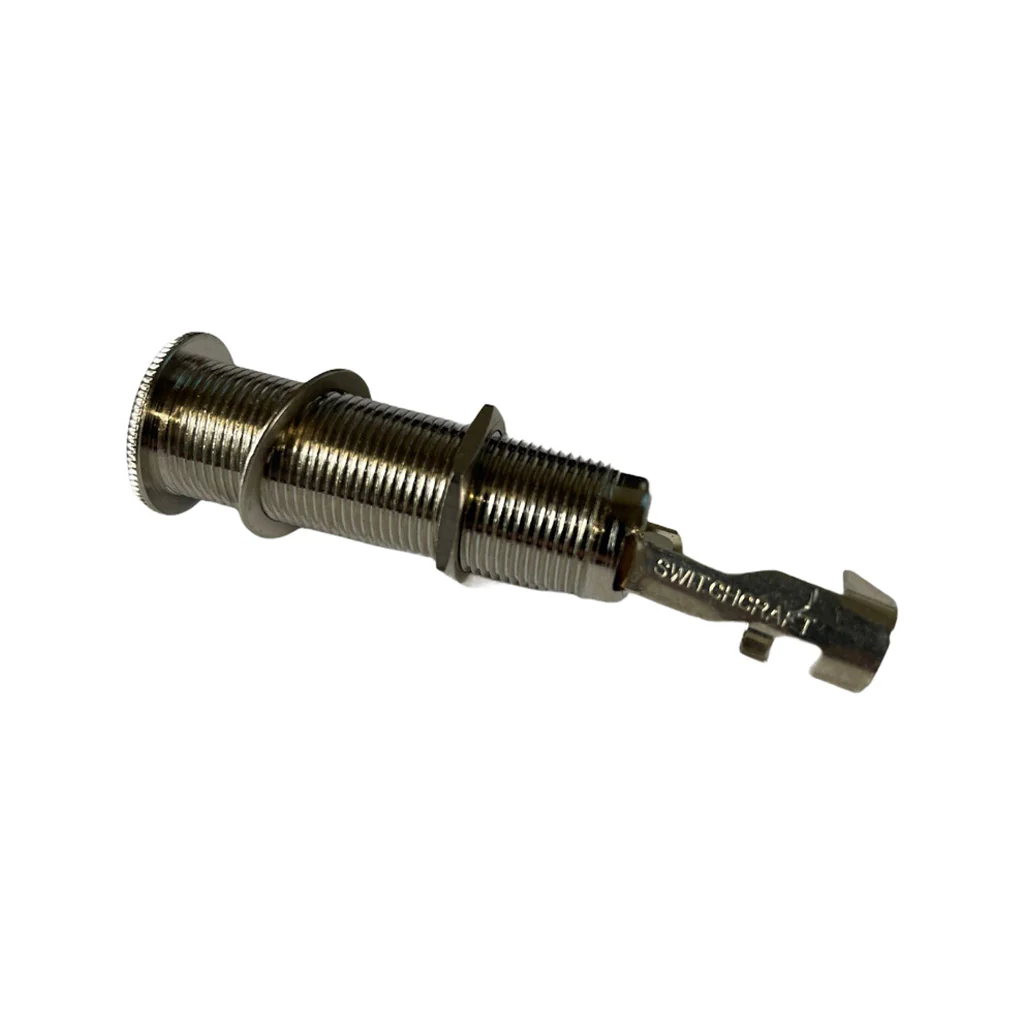 Allparts EP-0151 Switchcraft 151 Mono Long Threaded Jack