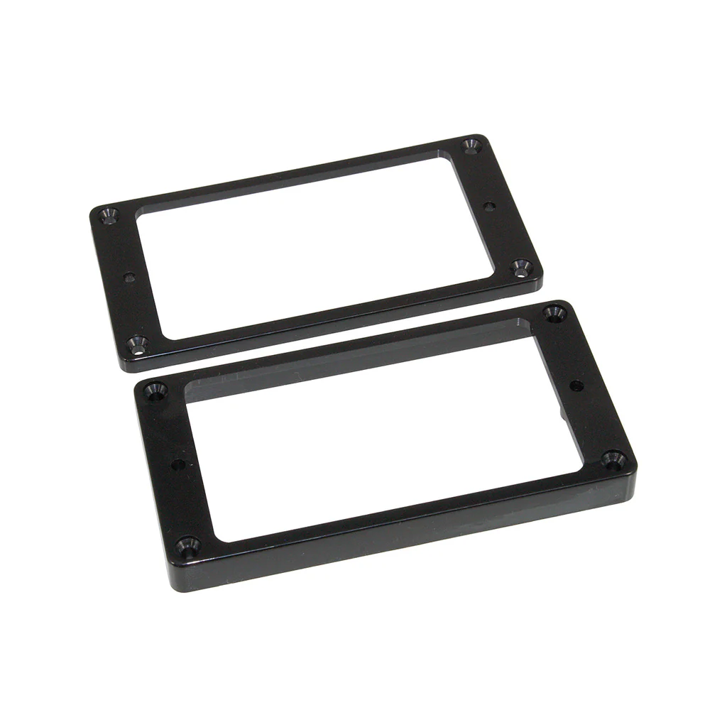 Allparts PC-0745-023 Black Humbucking Guitar Pickup Rings, Non-slanted