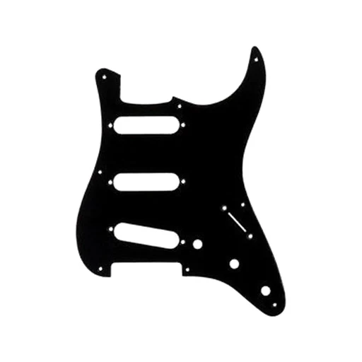 Allparts PG-0550-023 Black Guitar Pickguard for Stratocaster
