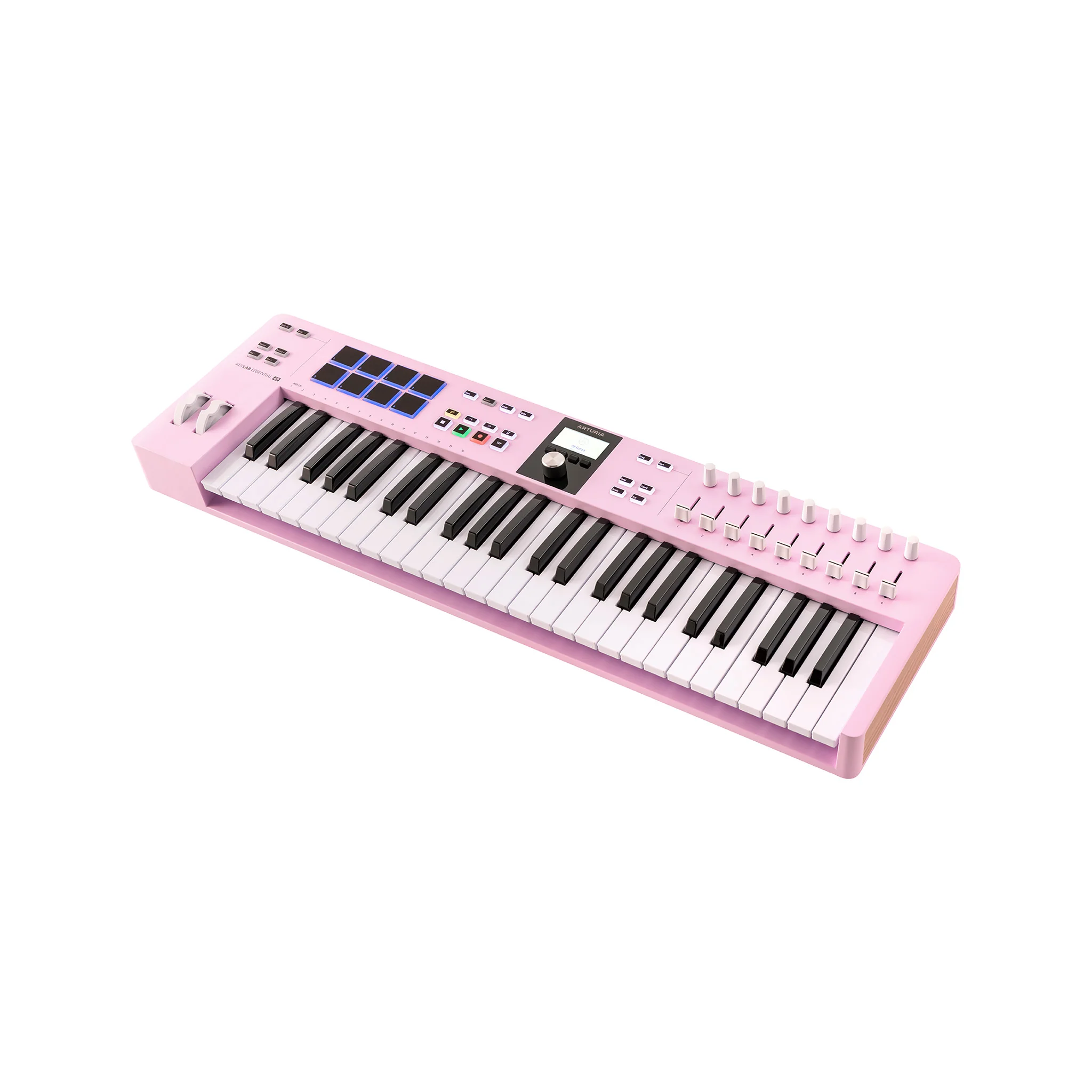 Arturia KeyLab Essential 49 Mk3 Keyboard Controller, Rose Quartz - Image 3