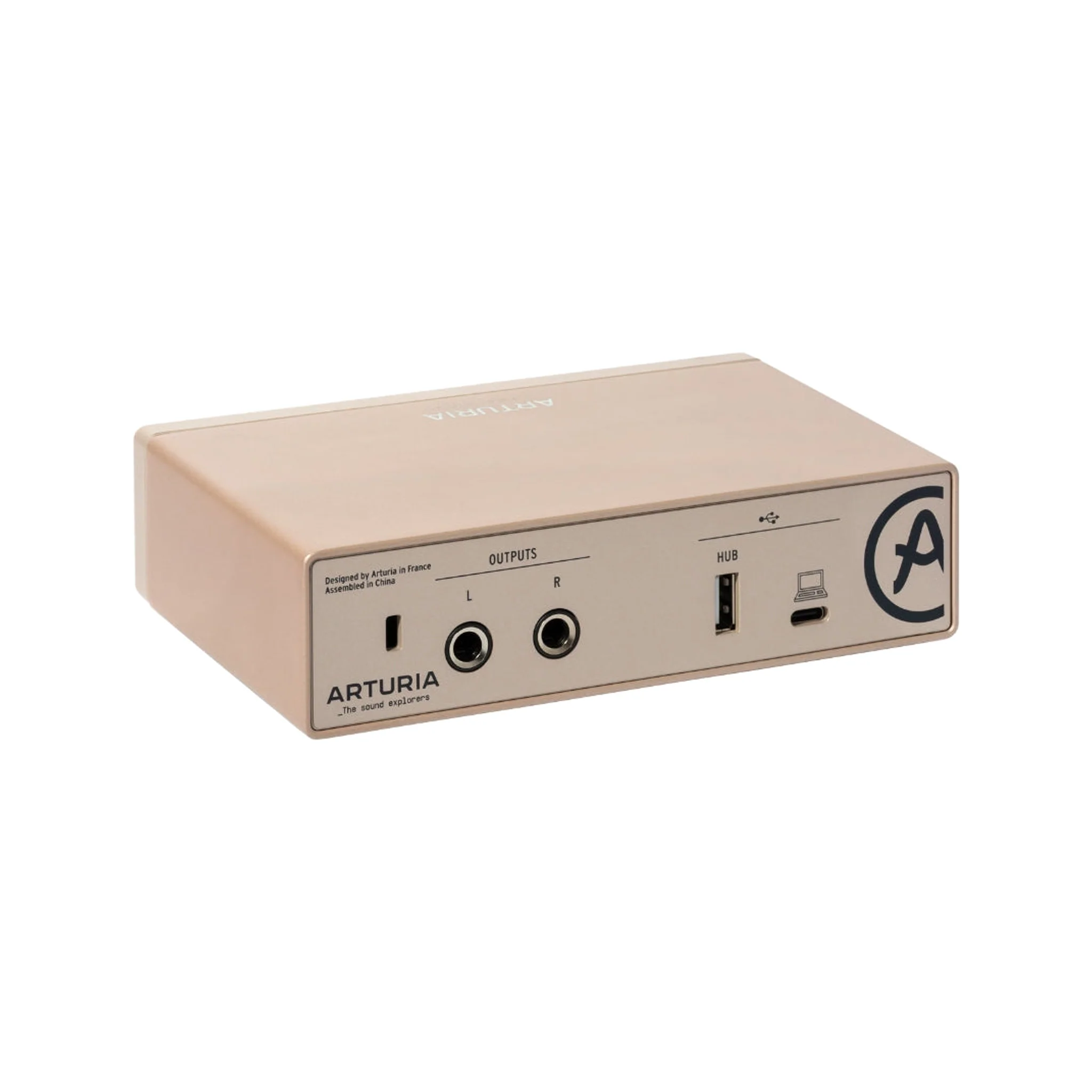 Arturia MiniFuse 1 USB-C Audio Interface, Champagne - Image 3