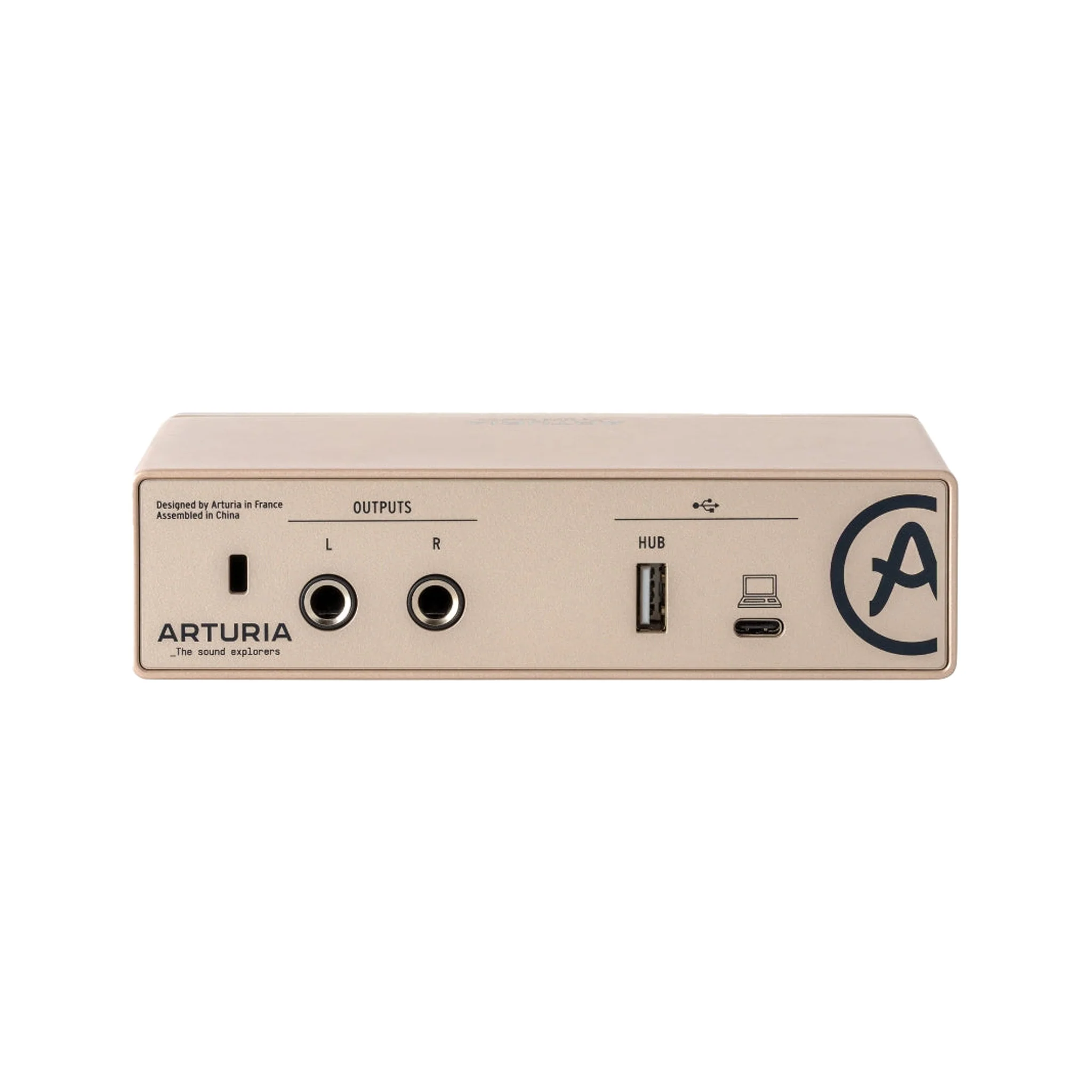 Arturia MiniFuse 1 USB-C Audio Interface, Champagne - Image 4