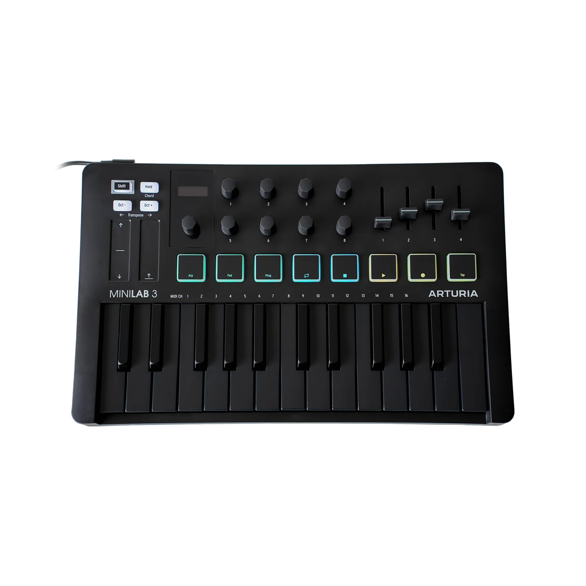 Arturia Minilab Mk3 25 Slim-Key Controller, Deep Black - Image 2