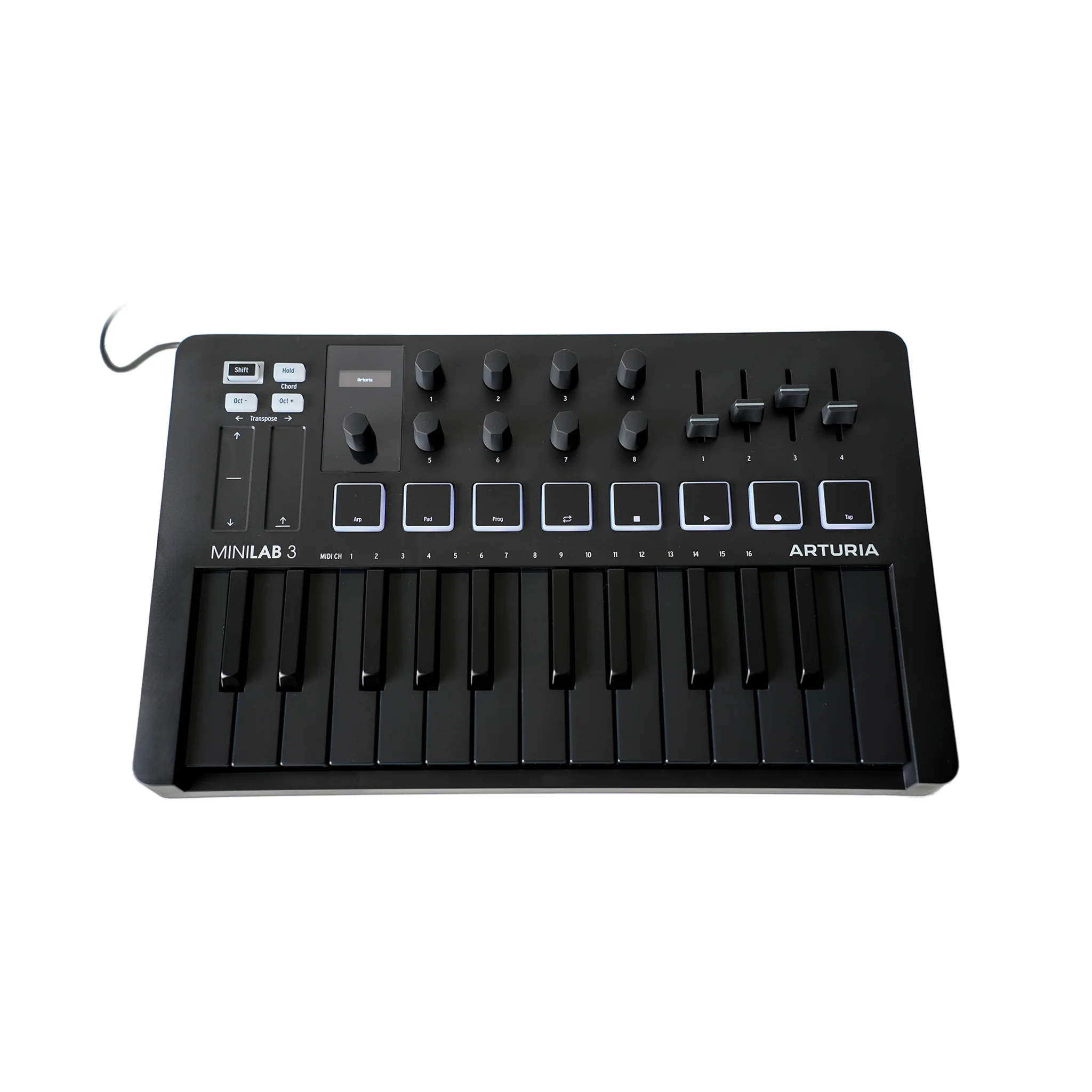 Arturia Minilab Mk3 25 Slim-Key Controller, Deep Black - Image 3