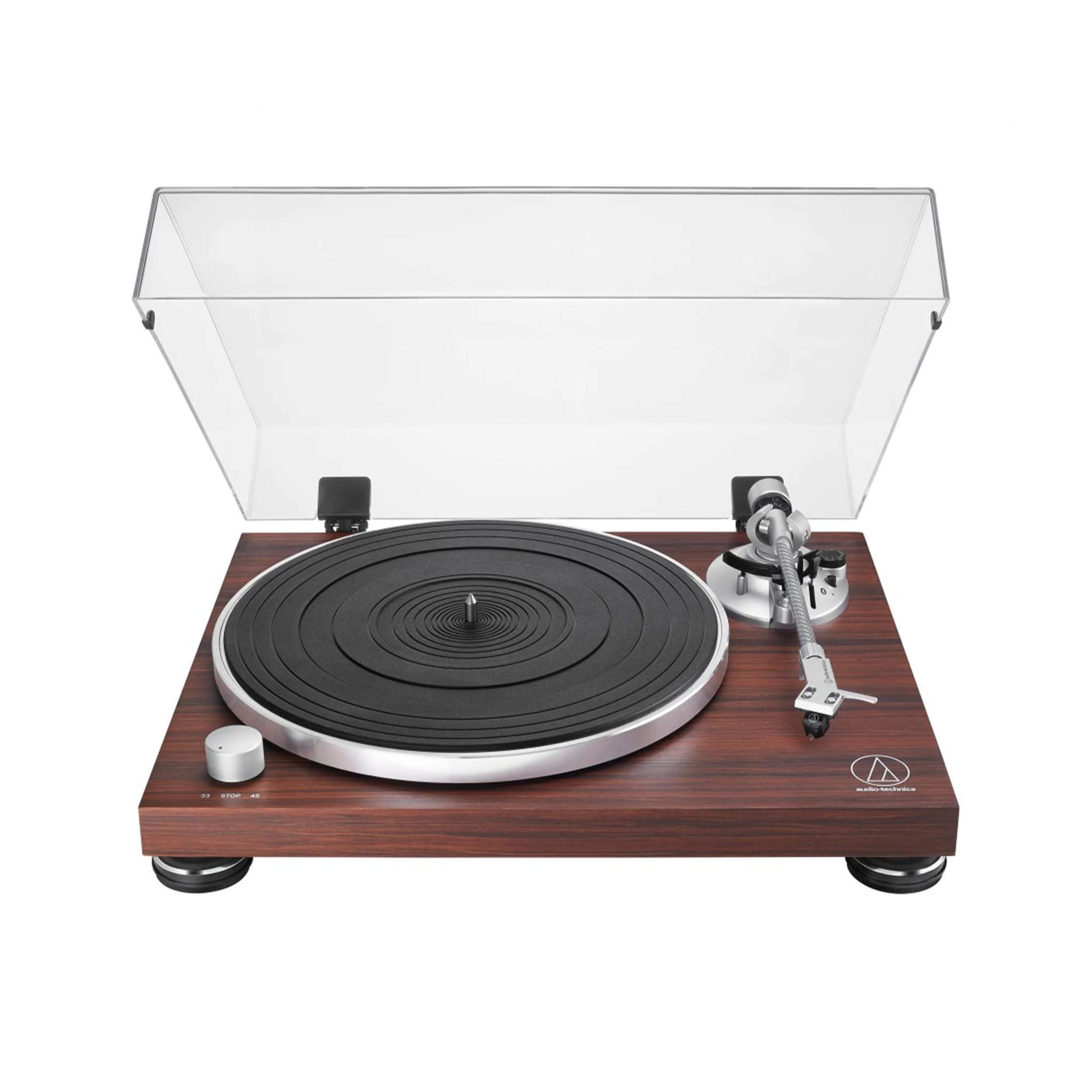 Audio-Technica AT-LPW50BT-RW Wireless Belt-Drive Turntable, Rosewood