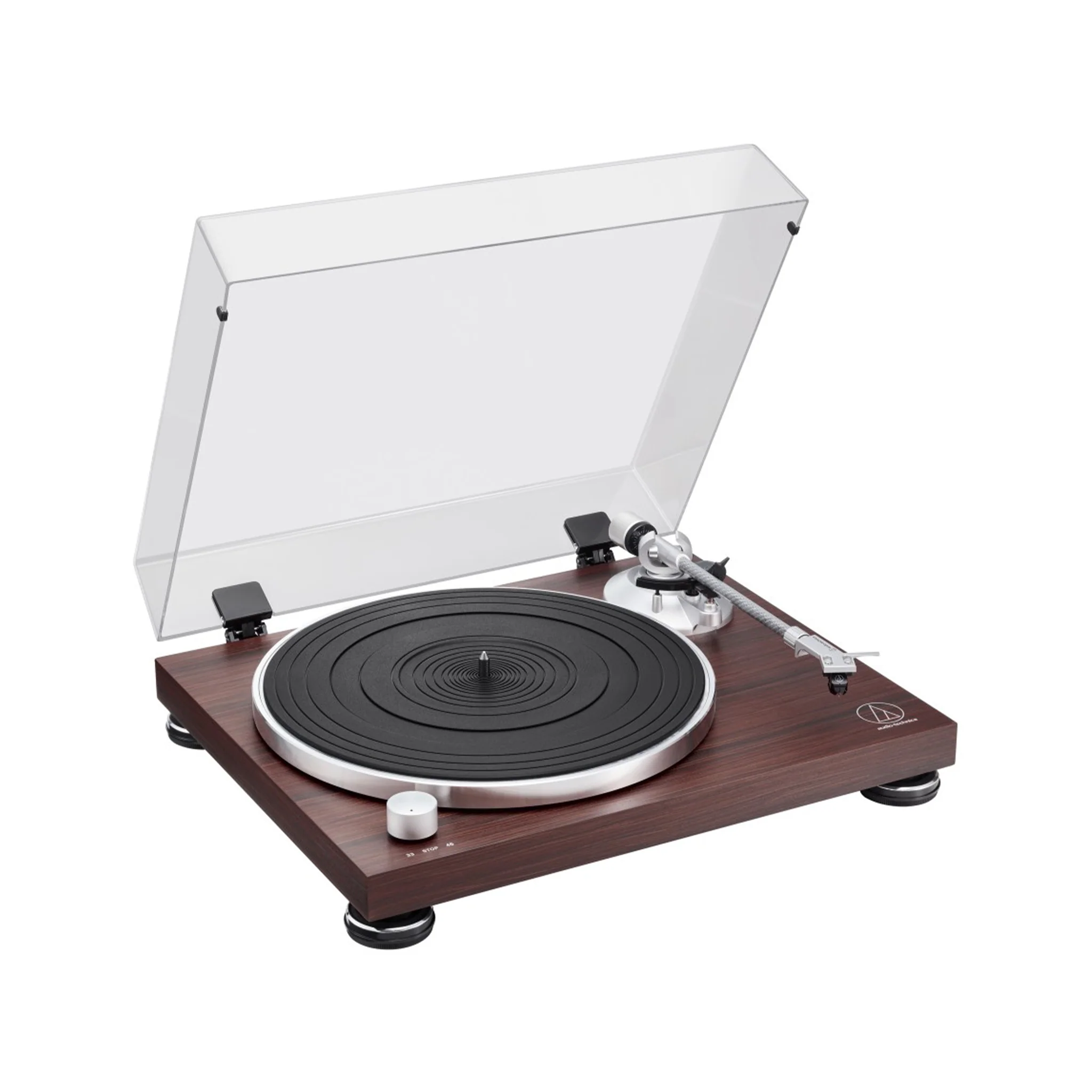 Audio-Technica AT-LPW50BT-RW Wireless Belt-Drive Turntable, Rosewood - Image 2