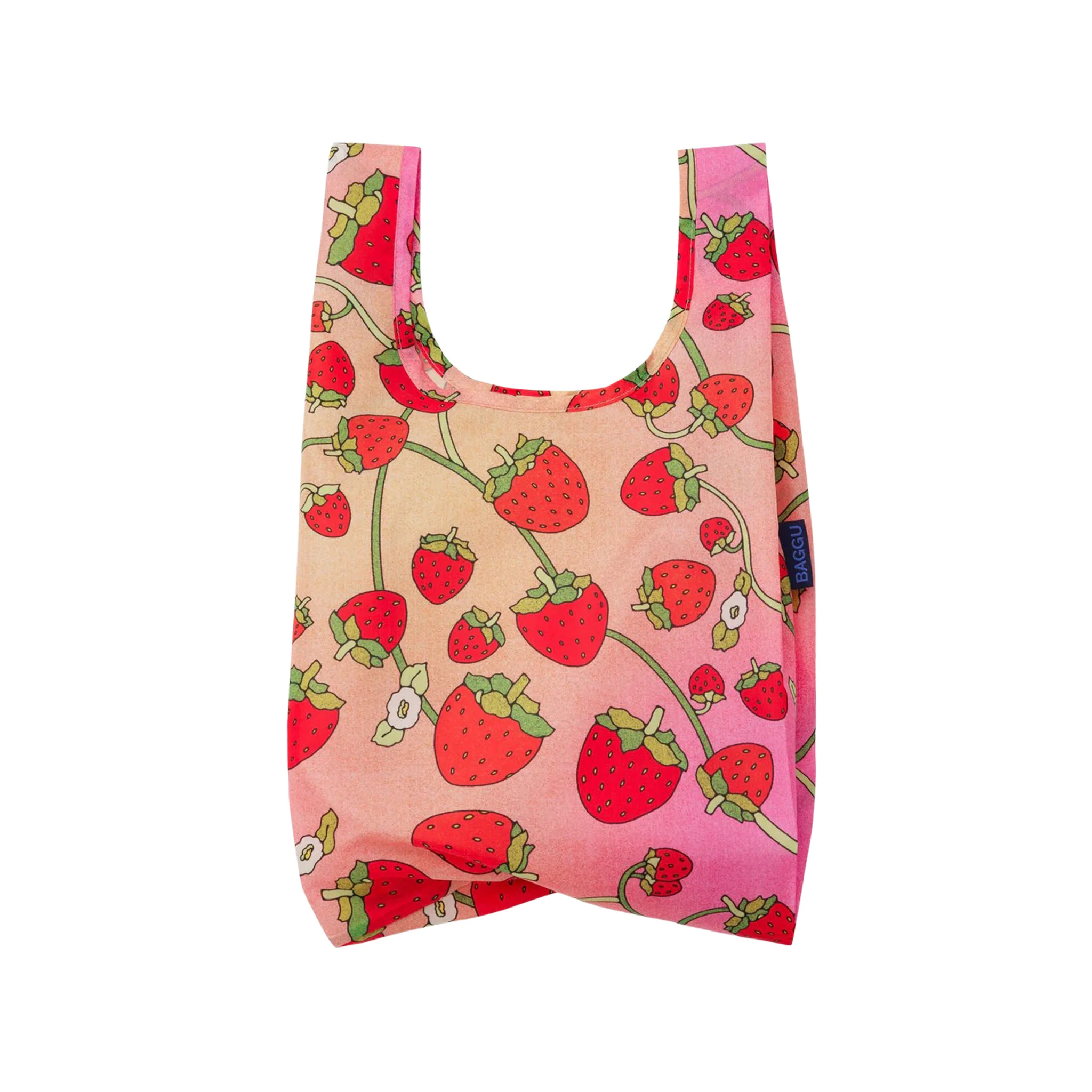 Baggu Baby Shopper Bag, Strawberry Blossom