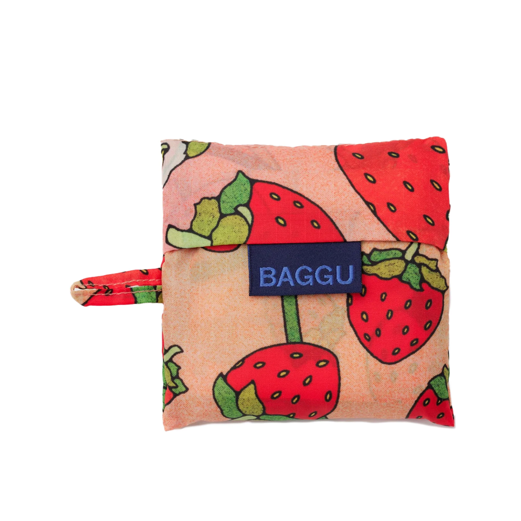 Baggu Baby Shopper Bag, Strawberry Blossom - Image 3