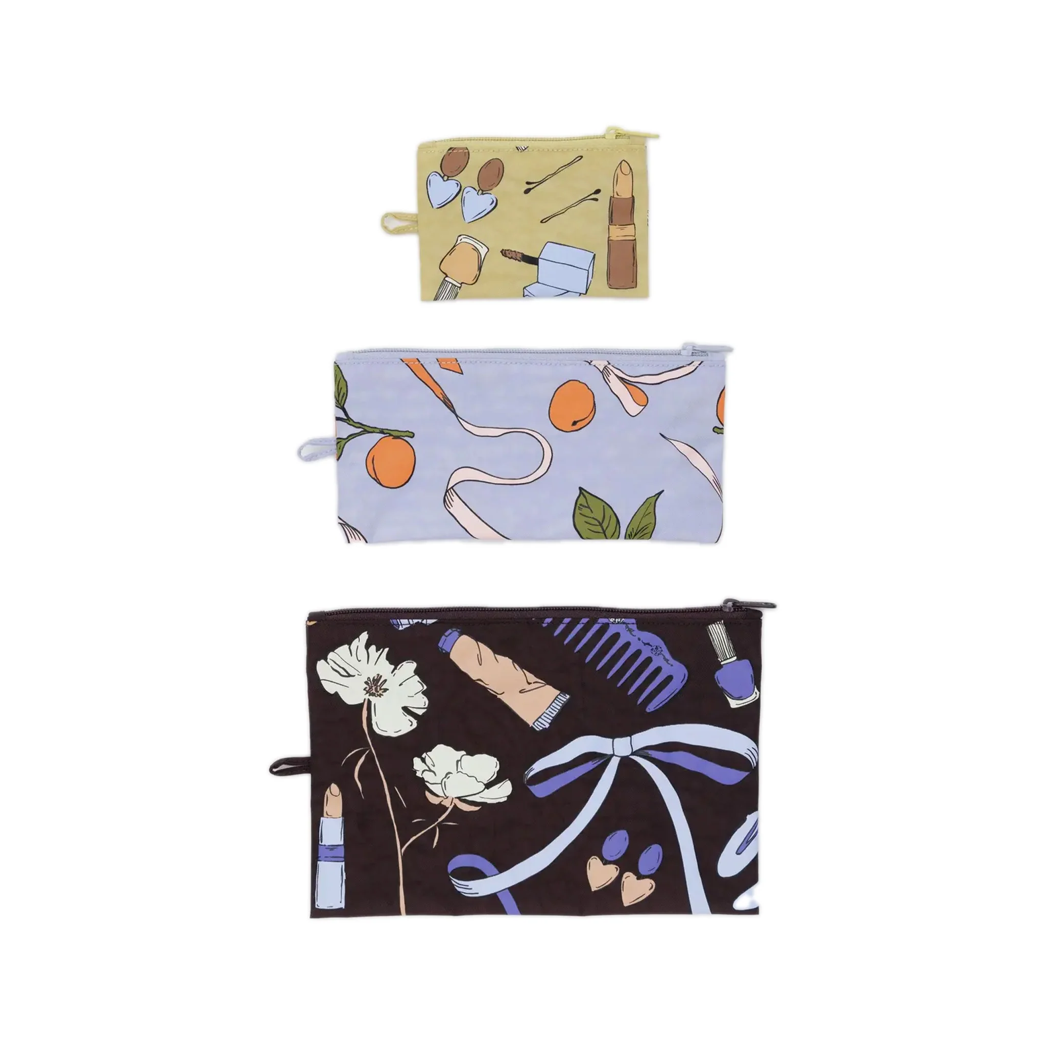 Baggu Flat Pouch Set, Get Ready With Me