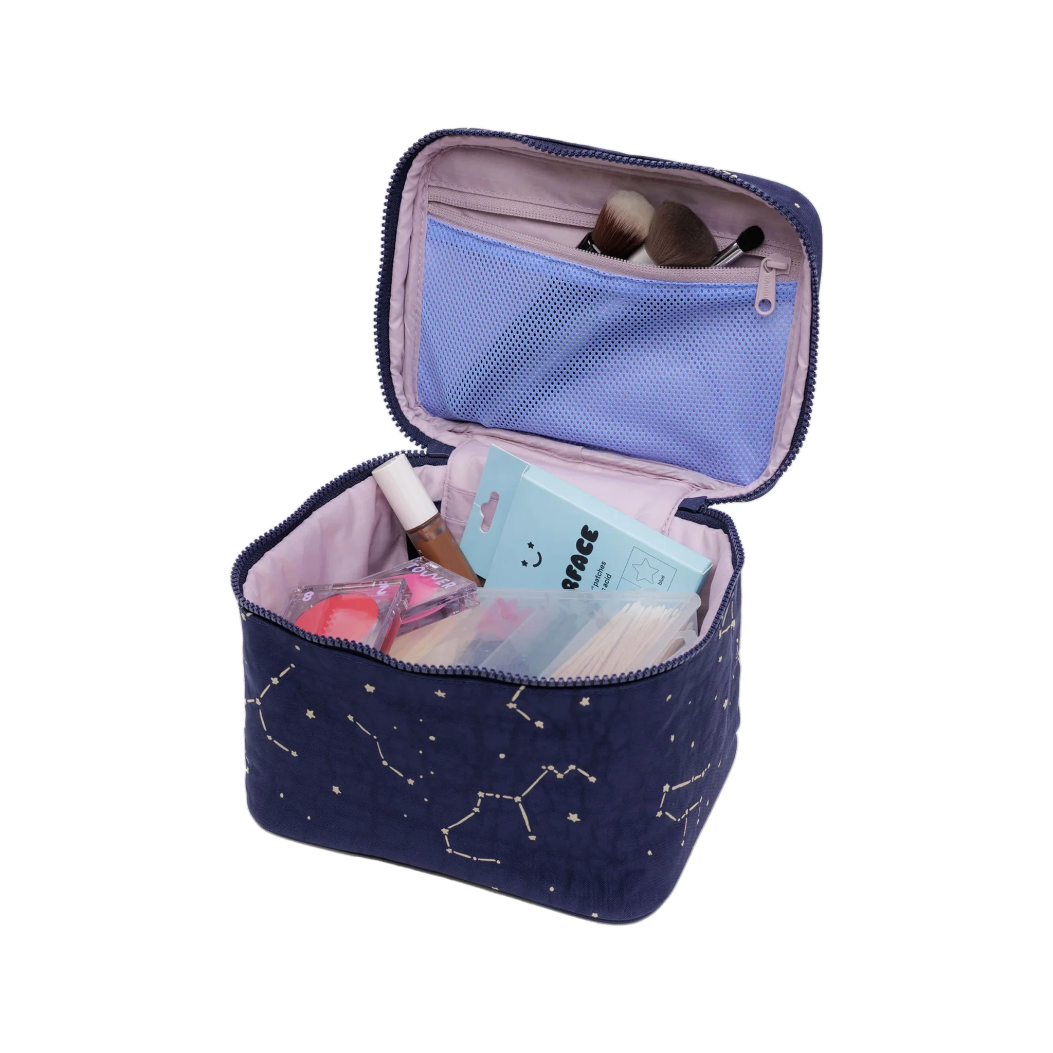 Baggu Large Cosmetic Case, Constellation Midnight - Image 2