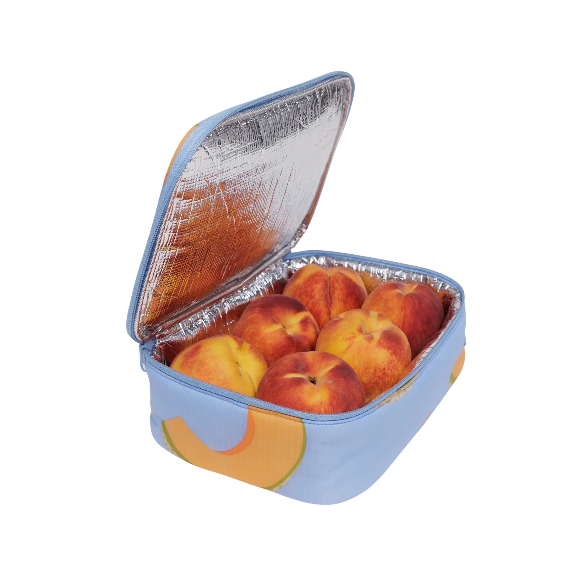 Baggu Lunch Box, Cantaloupe Blue - Image 2