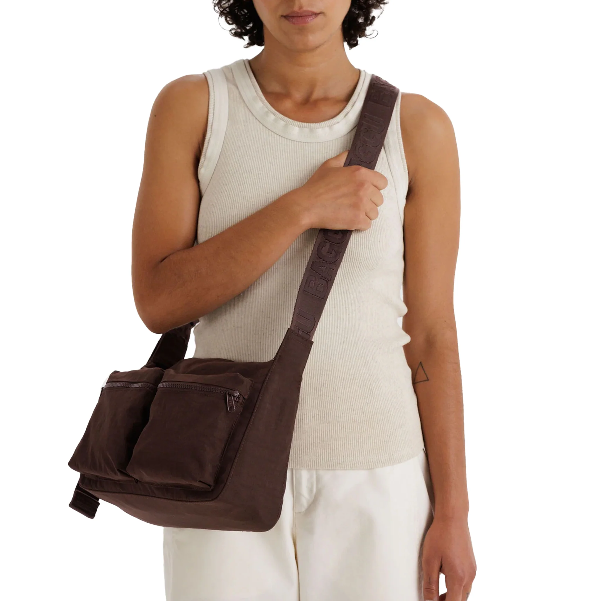 Baggu Medium Cargo Crossbody, Coffee - Image 2