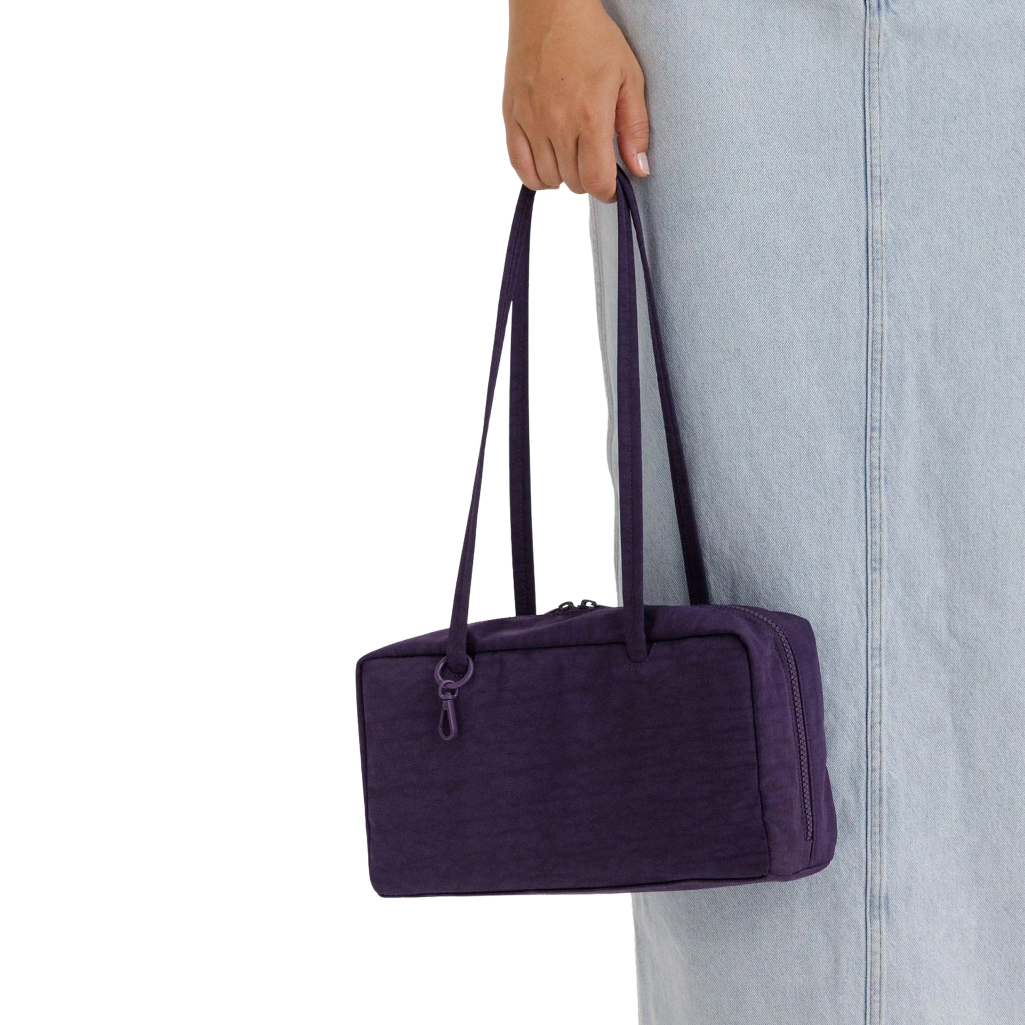 Baggu Nylon Bowler Bag, Fig - Image 3