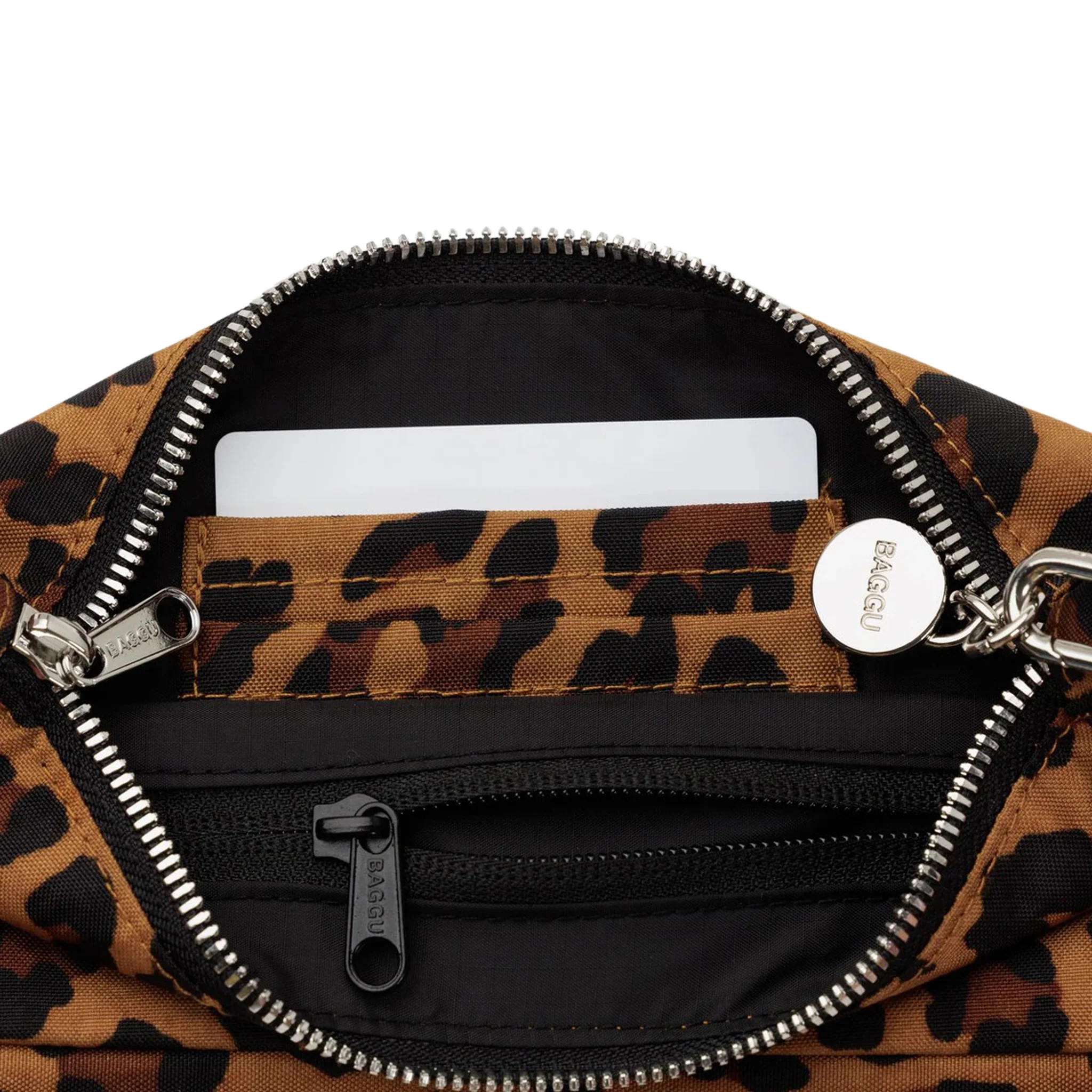 Baggu Nylon Pochette, Leopard - Image 3