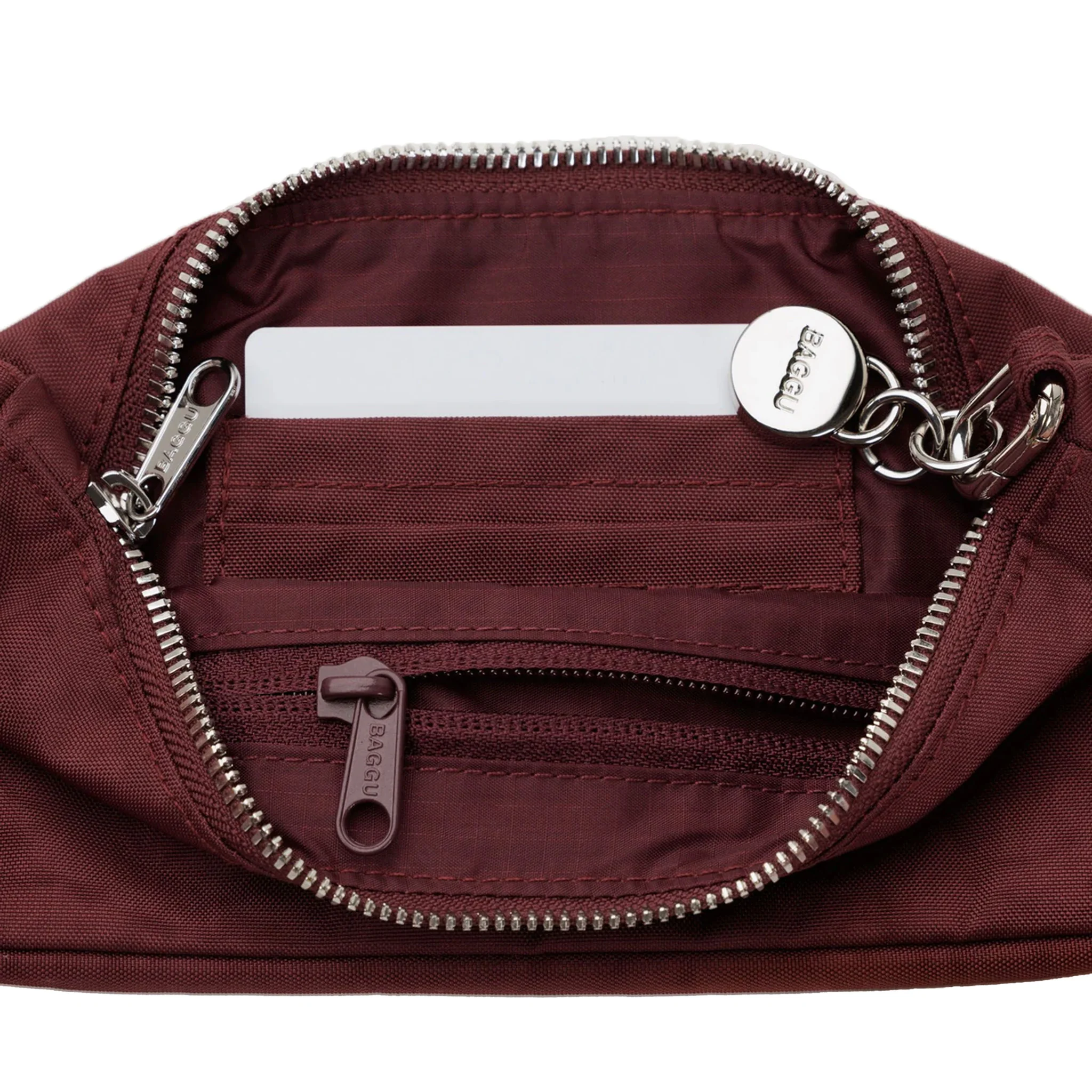 Baggu Nylon Pochette, Mahogany - Image 3