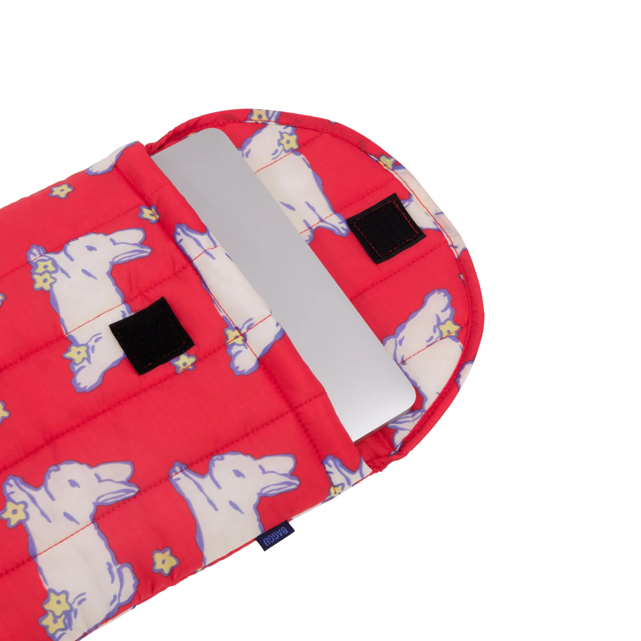 Baggu Puffy 13/14 inch Laptop Sleeve, Bunnies - Image 2