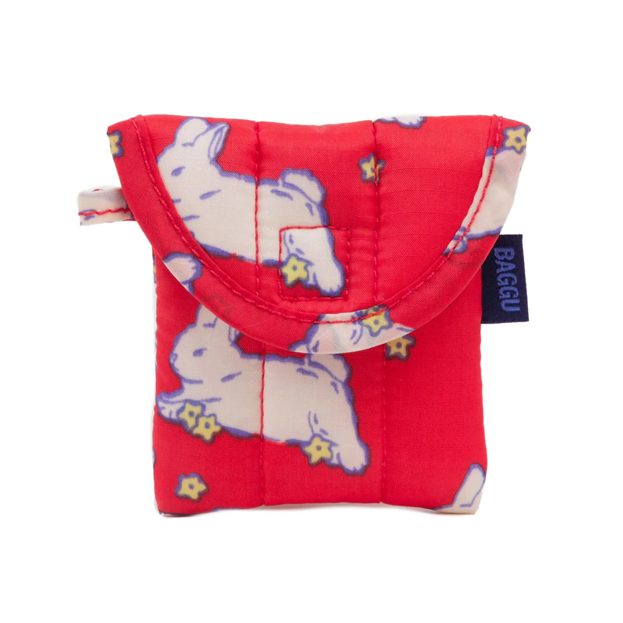 Baggu Puffy Earbuds Case, Bunnies