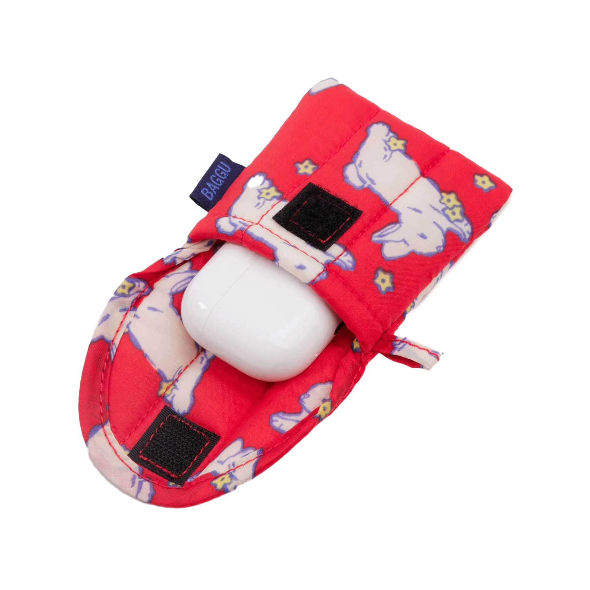 Baggu Puffy Earbuds Case, Bunnies - Image 2