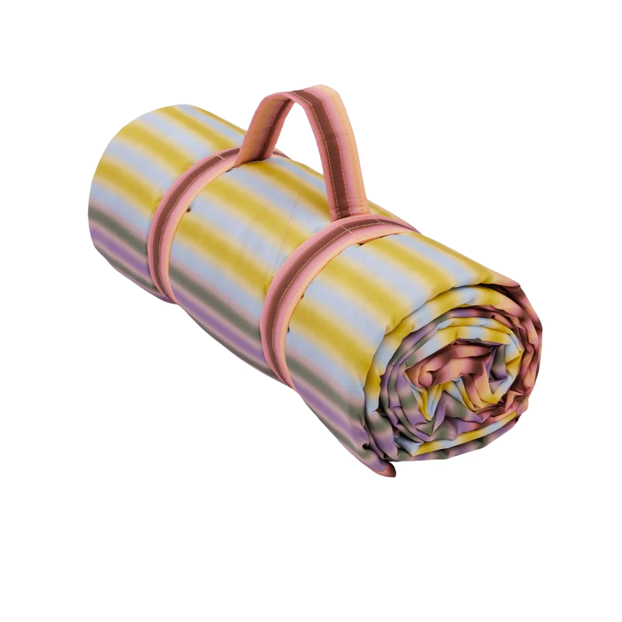 Baggu Puffy Picnic Blanket, Gradient Stripe Multi