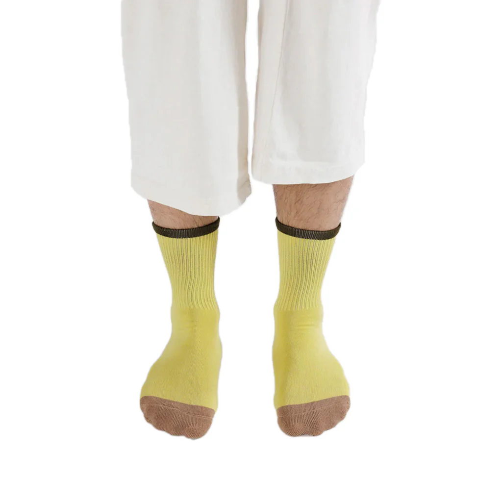 Baggu Ribbed Sock, Lemon Curd Mix - Image 2