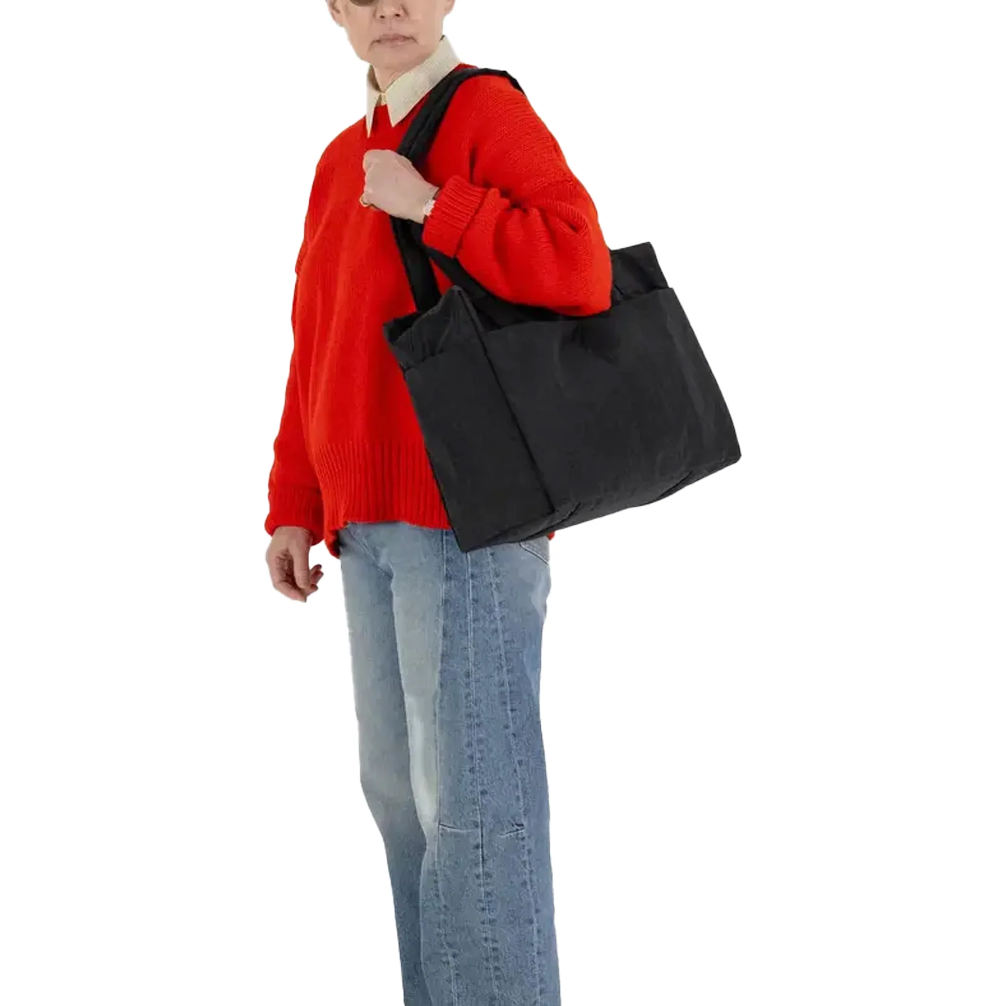 Baggu Small Cloud Carry-On, Black - Image 2