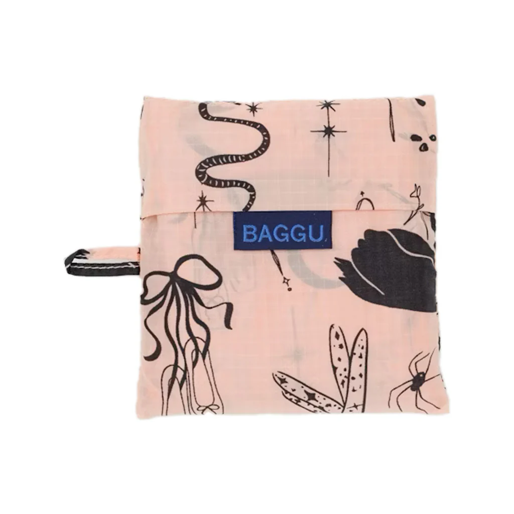 Baggu Standard Shopper Bag, Ballet Icons - Image 2