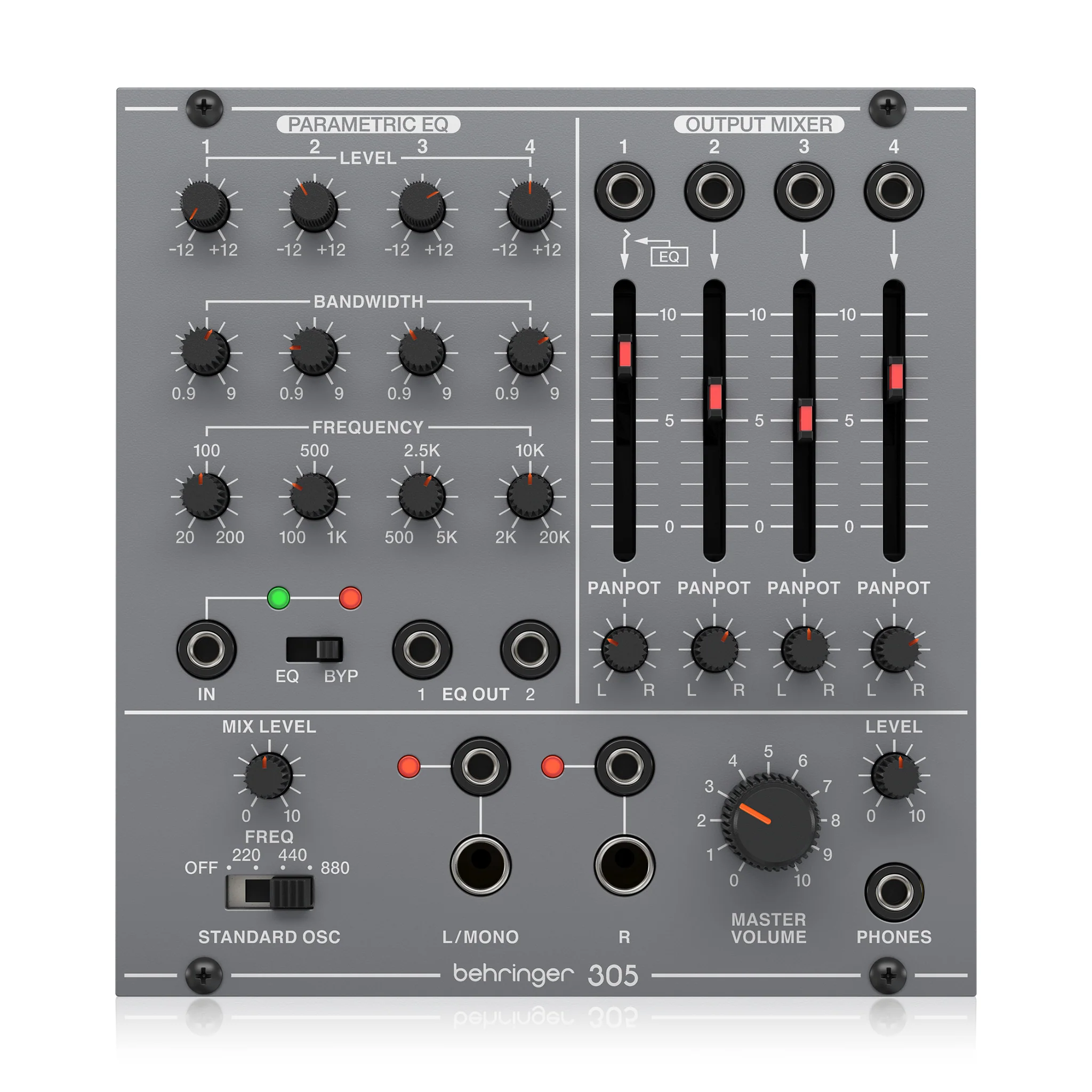 Behringer 305 EQ / Mixer / Output Eurorack Module