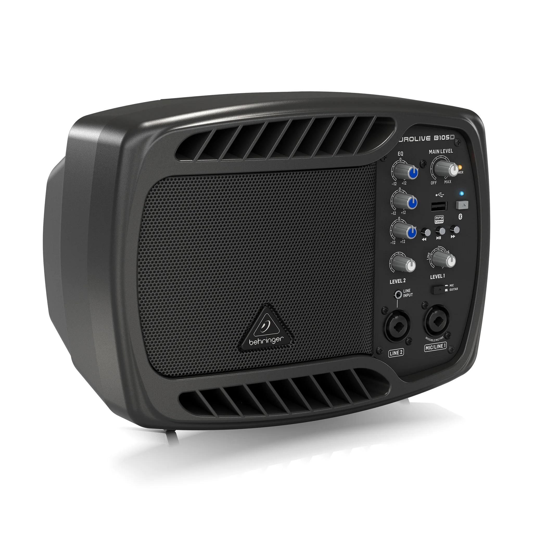 Behringer B105D Ultra-Compact 50W PA/Monitor Speaker w/ MP3 Player and Bluetooth - Image 2
