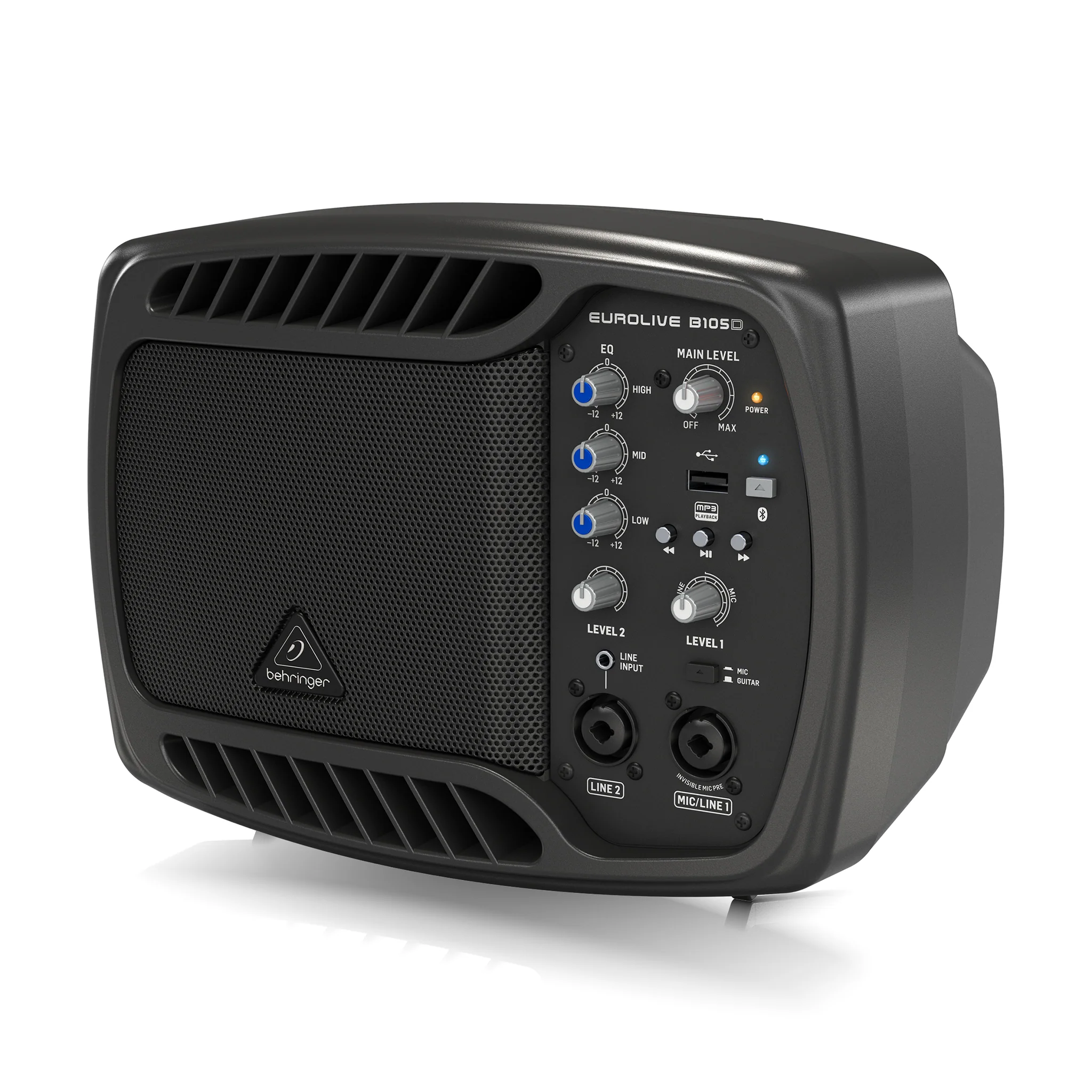 Behringer B105D Ultra-Compact 50W PA/Monitor Speaker w/ MP3 Player and Bluetooth - Image 3