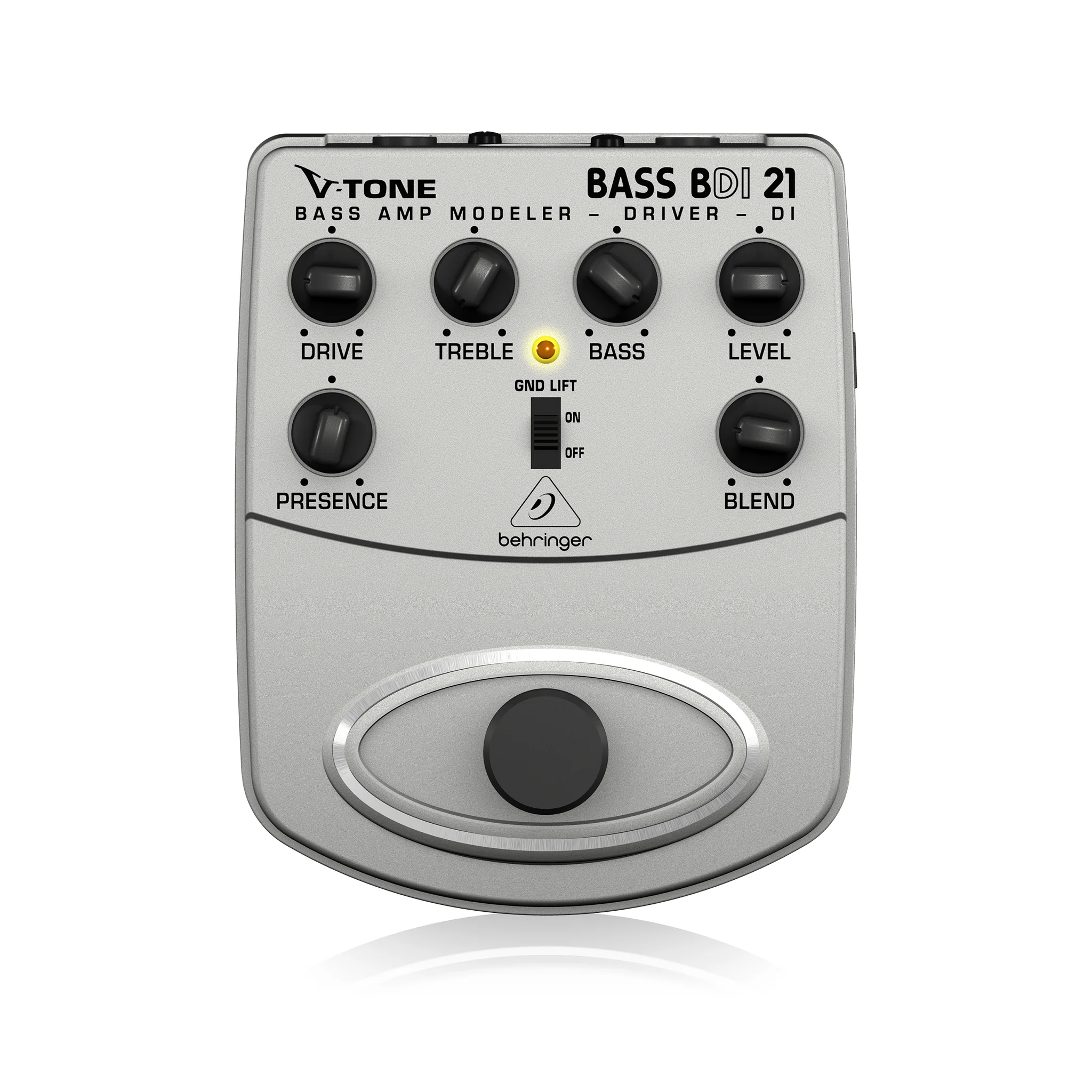 Behringer BDI21 V-Tone Bass Driver Bass Amp Modeler/Direct Box Effects Pedal
