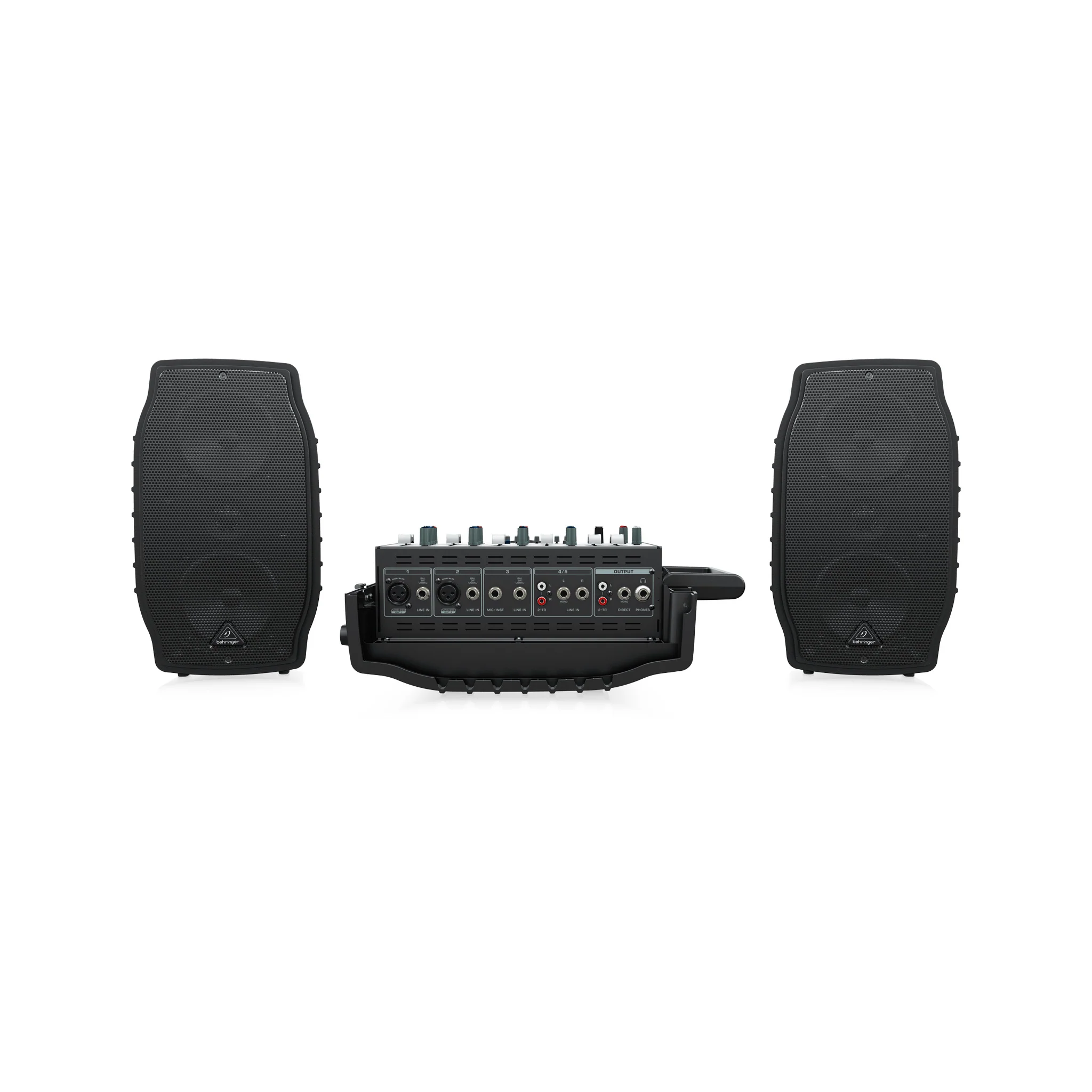 Behringer Europort PPA200 5-channel Portable PA System, UK Plug
