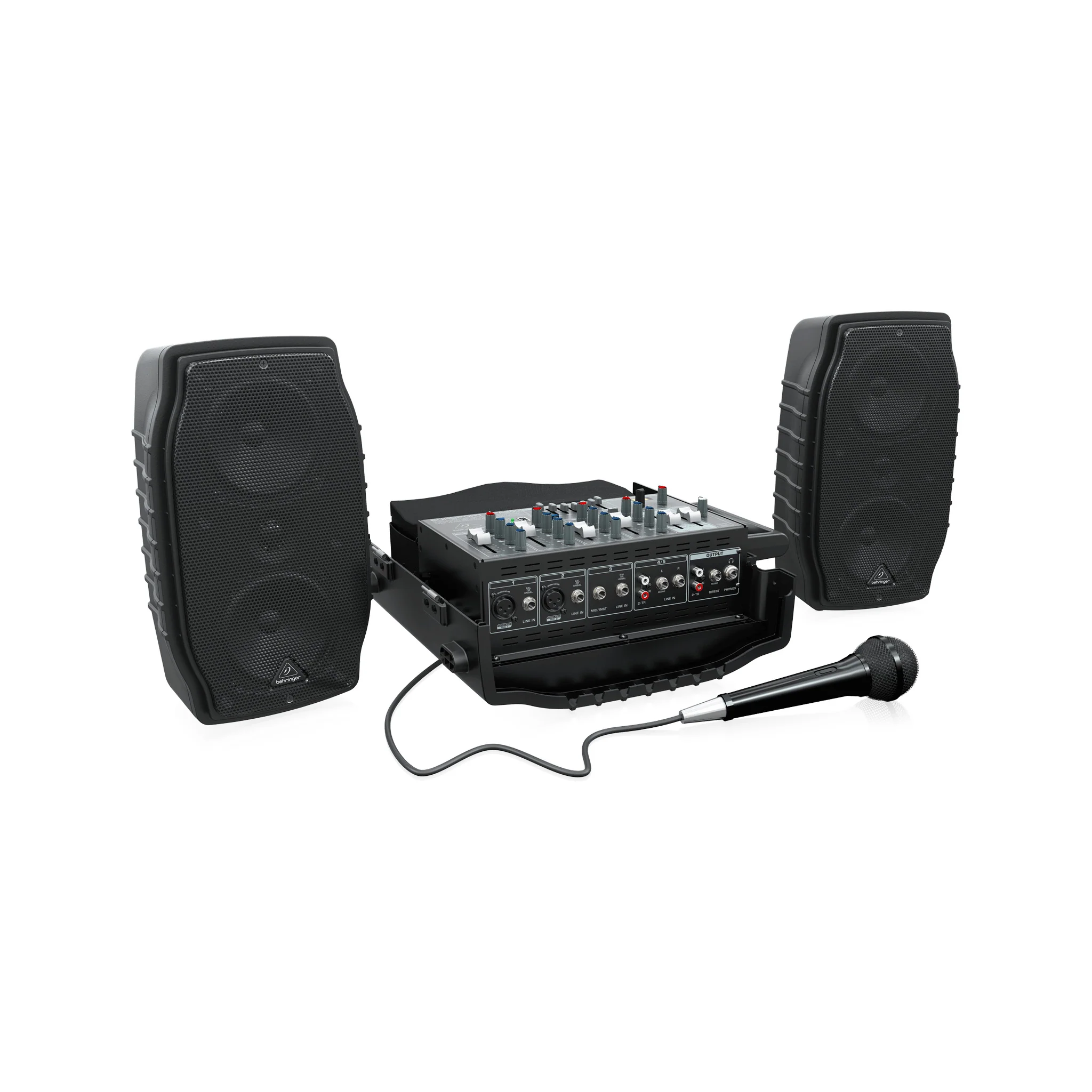 Behringer Europort PPA200 5-channel Portable PA System, UK Plug - Image 2