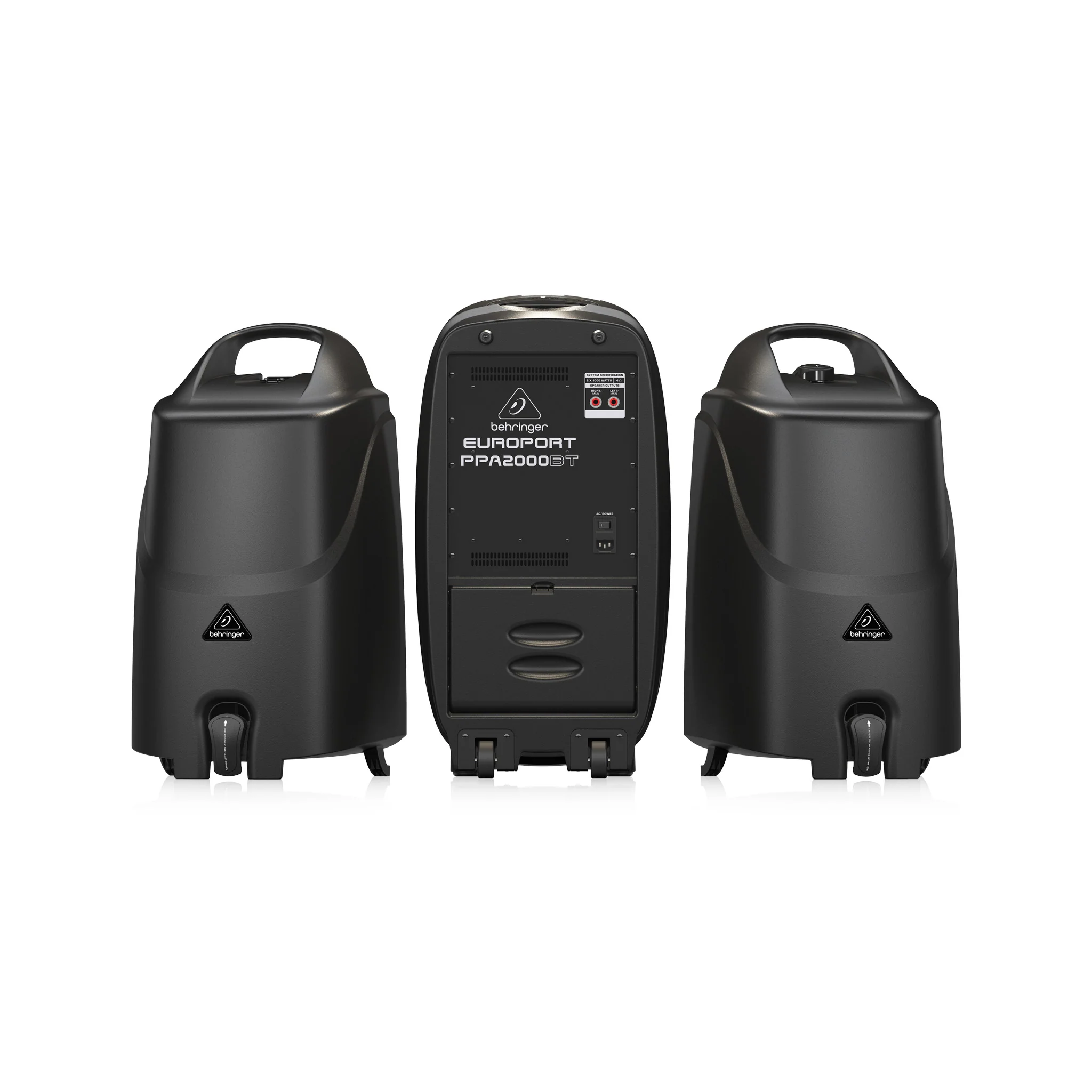 Behringer Europort PPA2000BT 8-channel Portable PA System with Bluetooth, UK Plug - Image 7