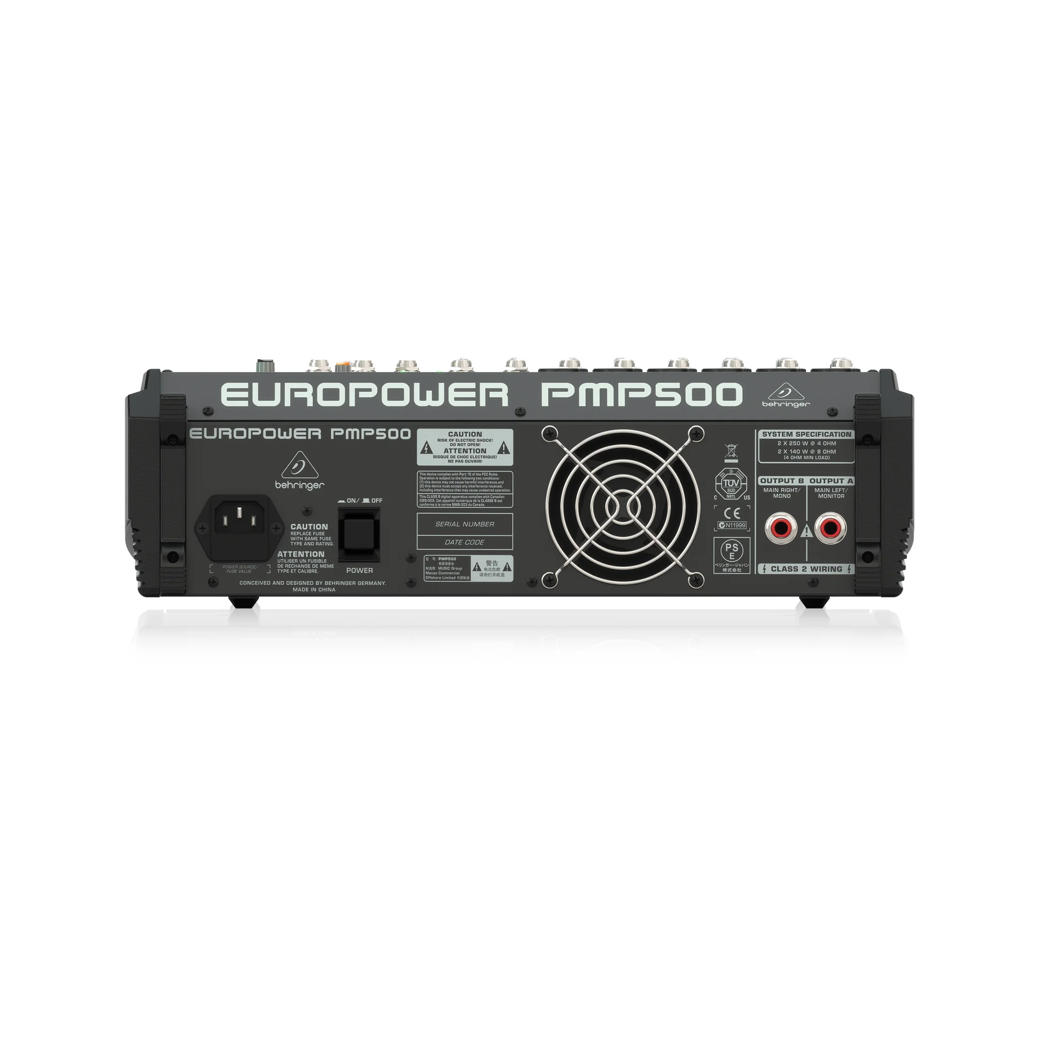 Behringer Europower PMP500 12-channel 500W Powered Mixer - Image 4