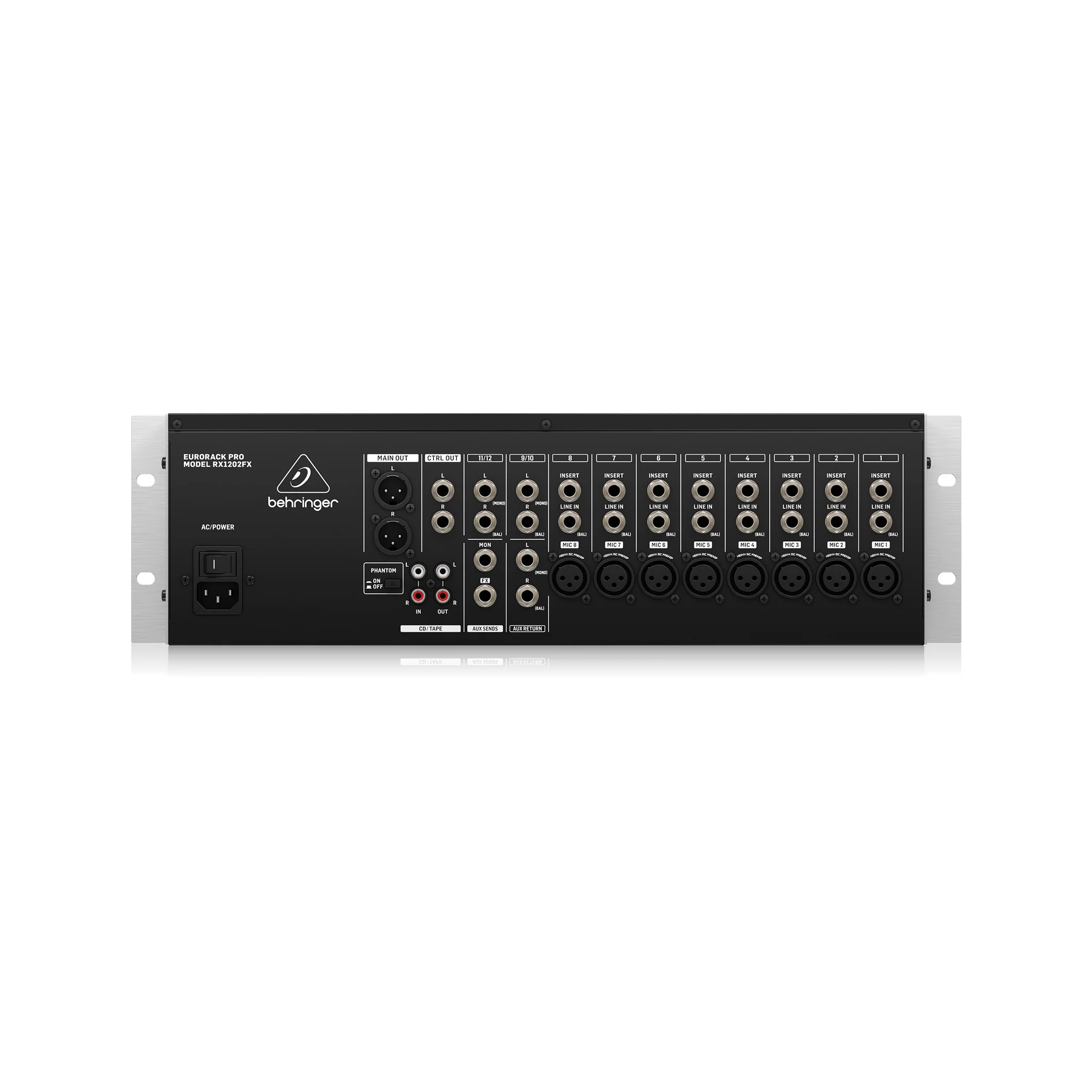 Behringer Eurorack Pro RX1202FX Rackmount Mixer with Effects - Image 4