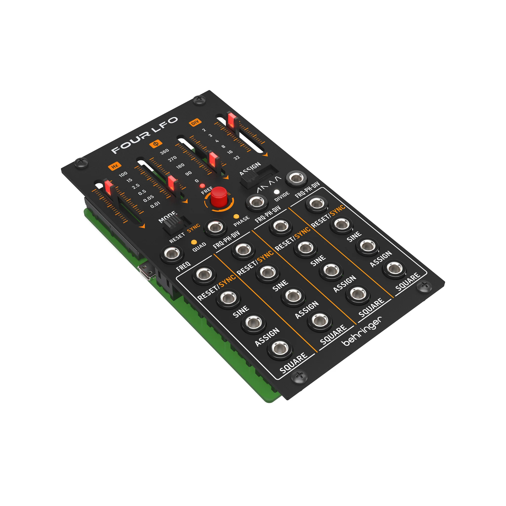Behringer FOUR LFO Quad LFO with Assignable Waveforms for Eurorack - Image 2
