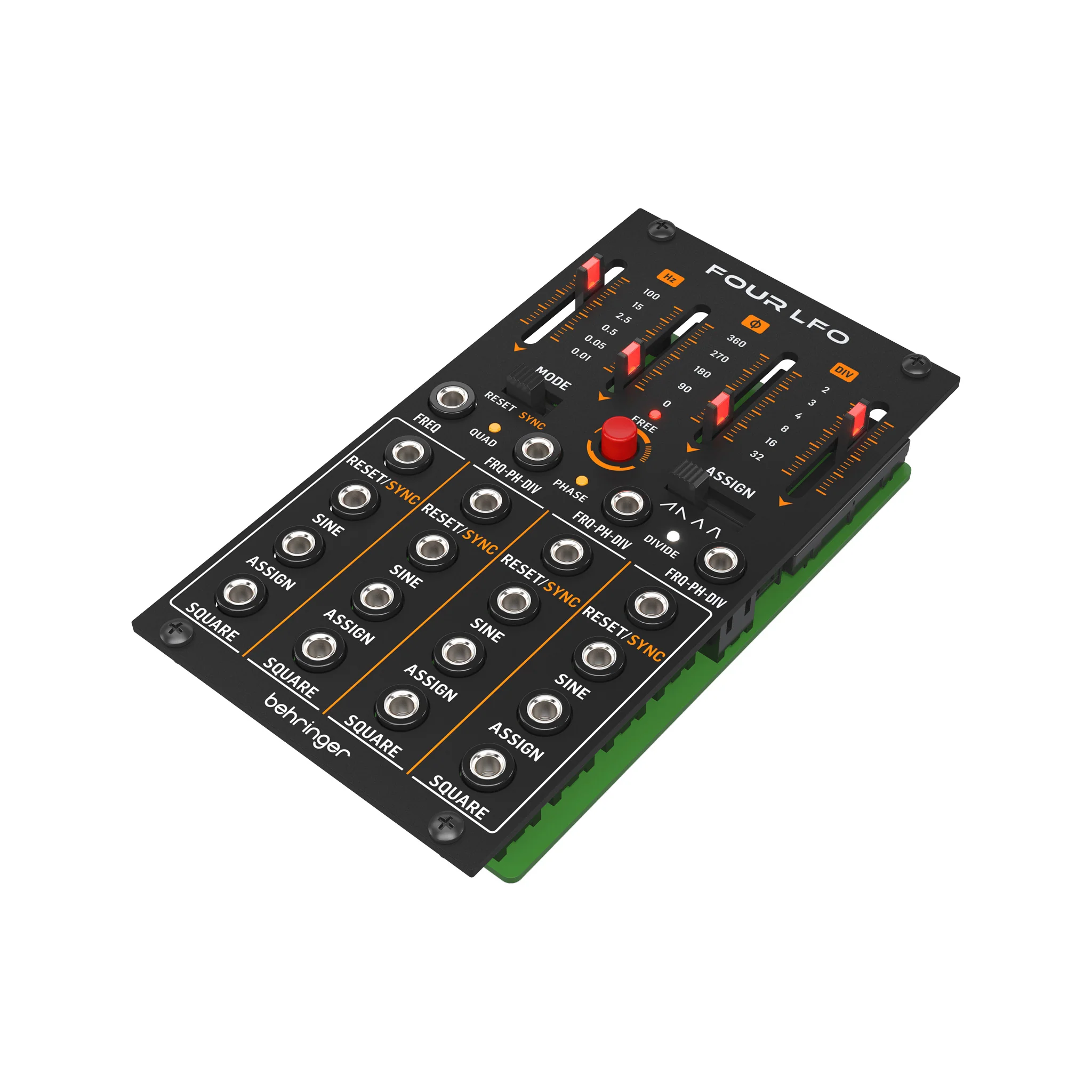 Behringer FOUR LFO Quad LFO with Assignable Waveforms for Eurorack - Image 3
