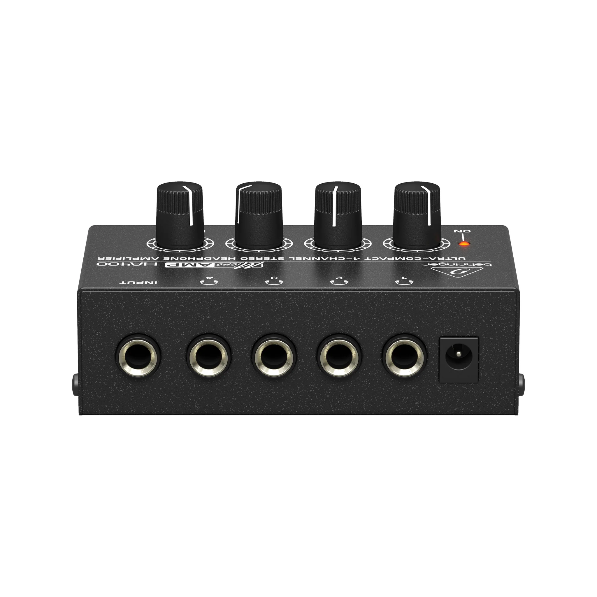 Behringer HA400 Microamp Ultra-Compact 4-Channel Stereo Headphones Amplifier, UK Plug - Image 5