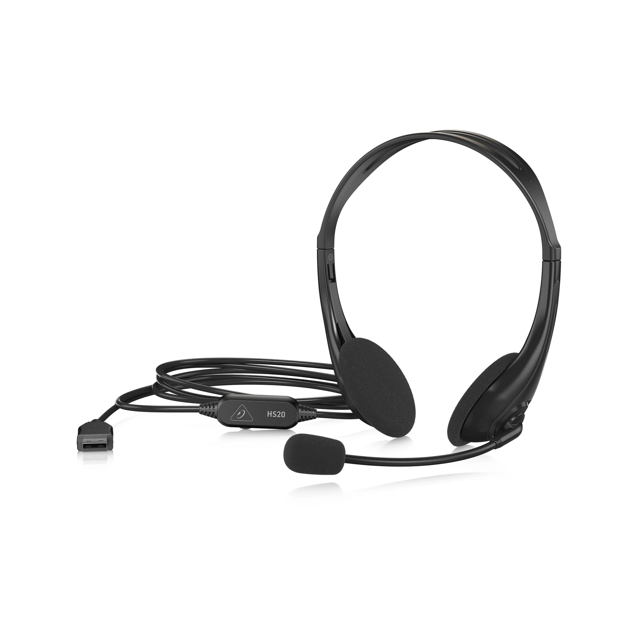Behringer HS20 USB Stereo Headset with Swivel Microphone - Image 4