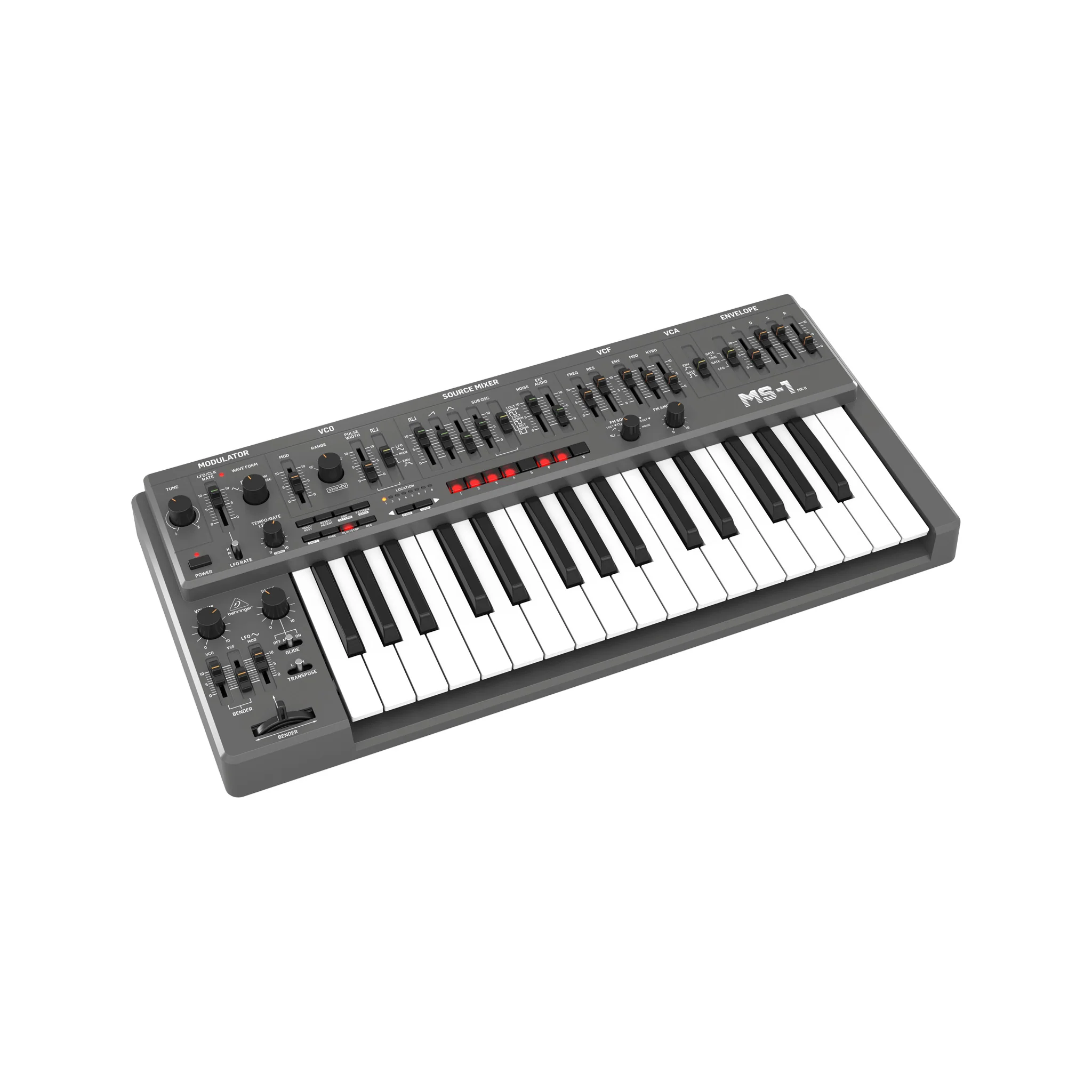 Behringer MS-1 MKII Grey Analog Synthesizer, UK - Image 4