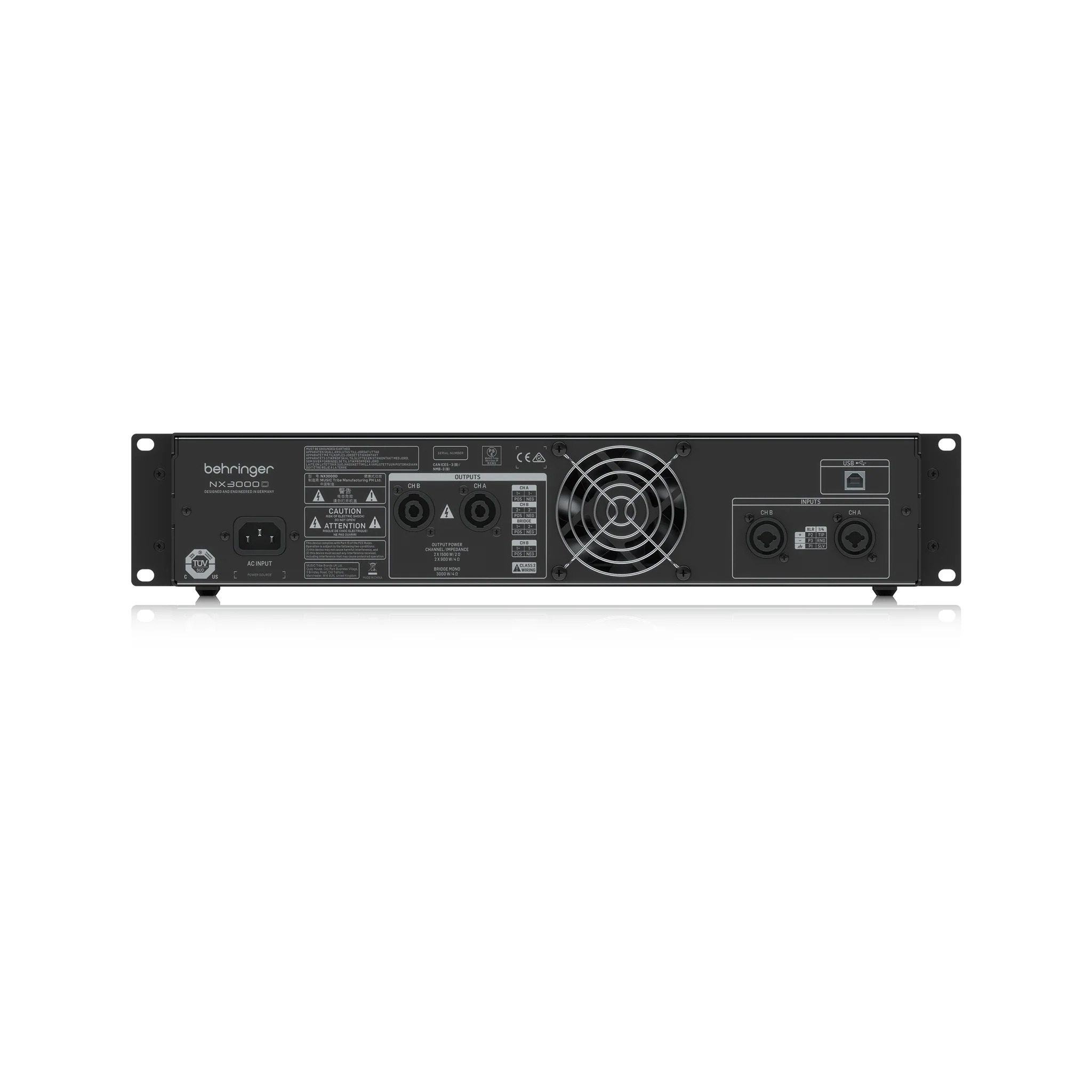 Behringer NX3000D Power Amplifier with DSP - Image 4