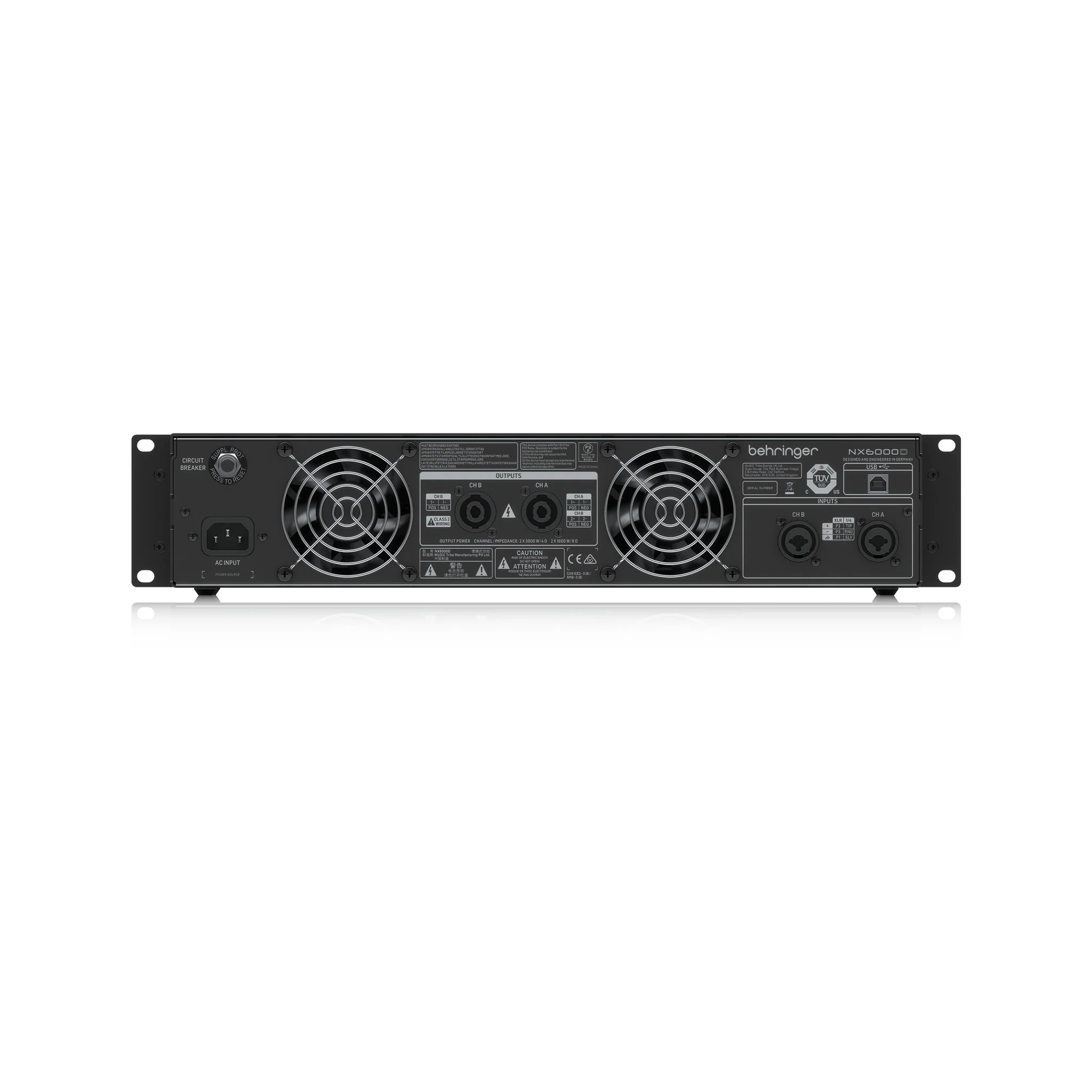 Behringer NX6000D Power Amplifier with DSP - Image 4