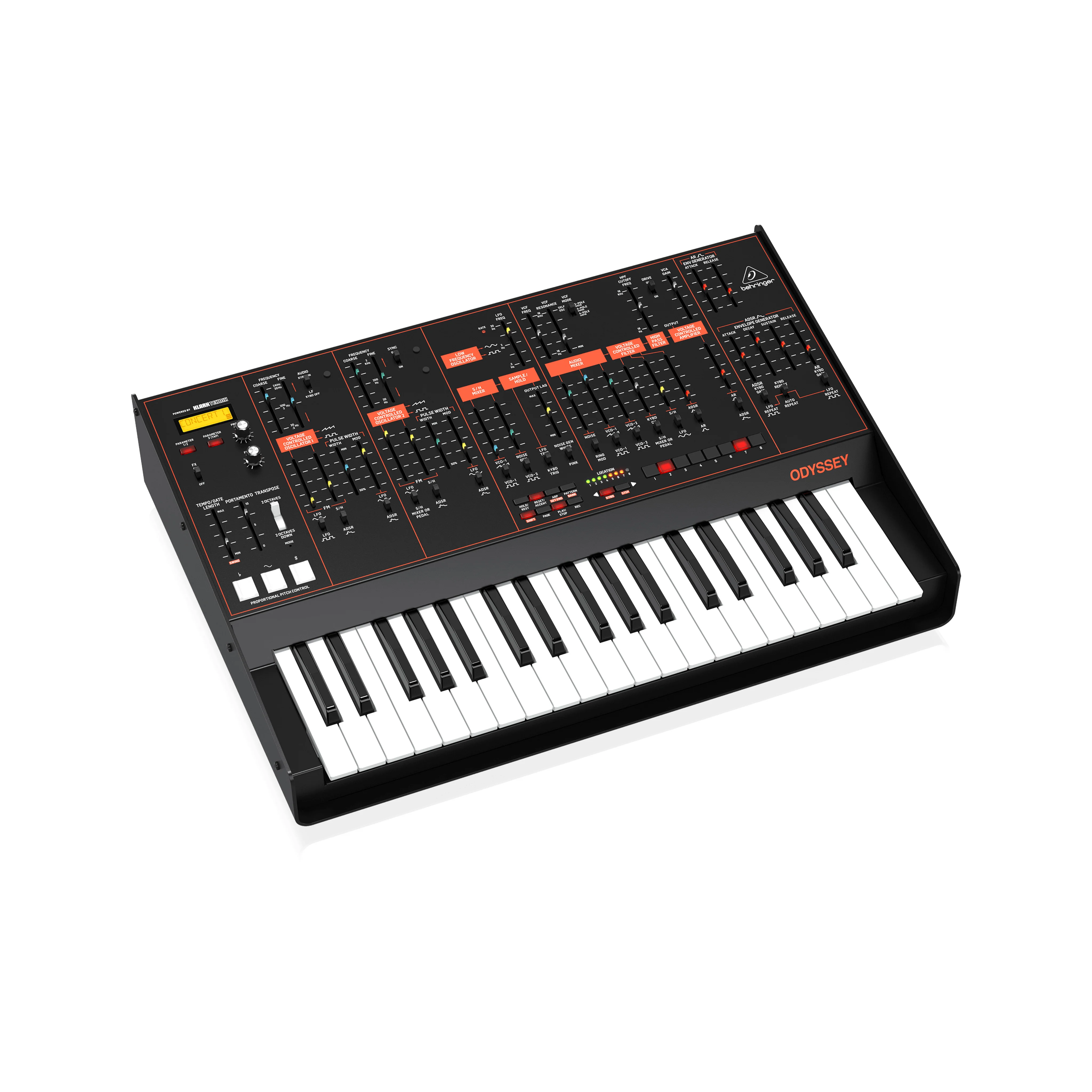 Behringer Odyssey - Analog Synthesizer with 37 Full-Size Keys, Dual VCOs, 3-Way Multi-Mode VCFs, 32- - Image 3
