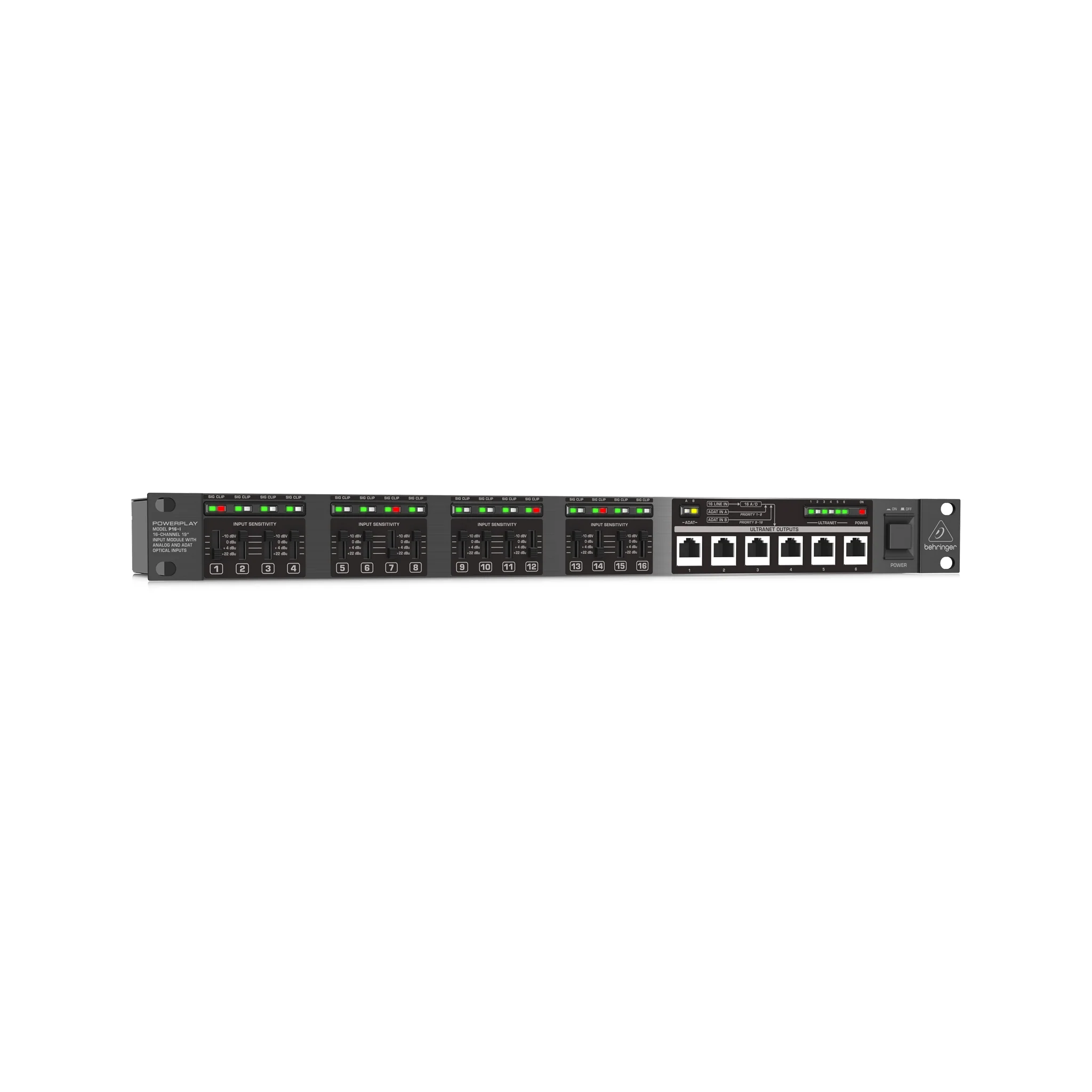 Behringer Powerplay P16-I 16-channel Input Module - Image 2