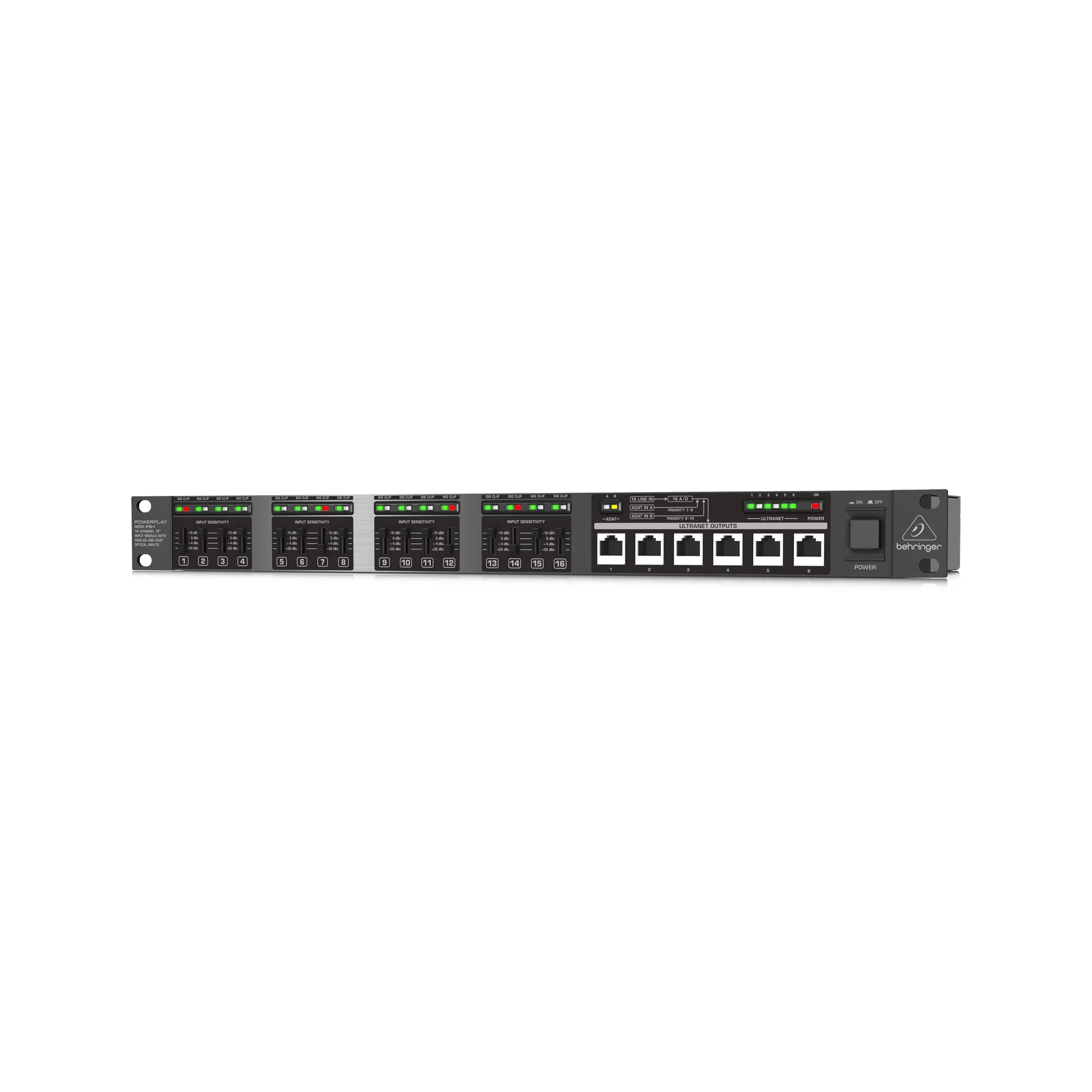 Behringer Powerplay P16-I 16-channel Input Module - Image 3