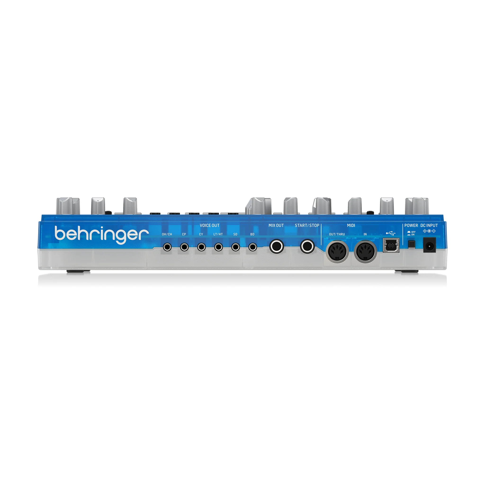 Behringer RD-6-BB Analog Drum Machine, Blue Translucent - Image 5