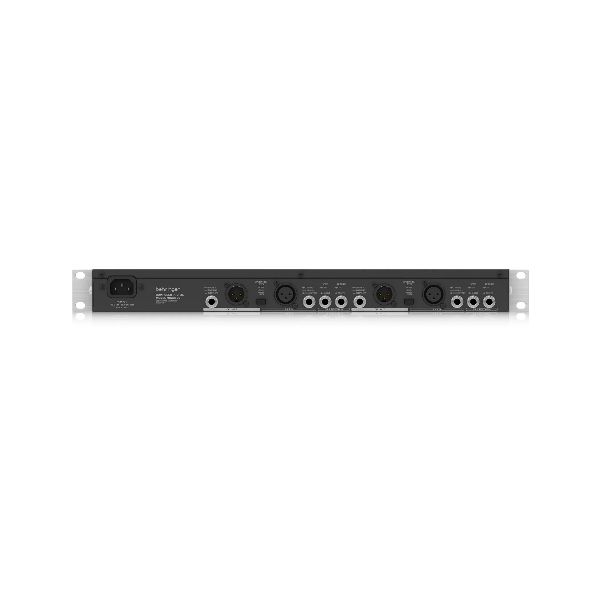 Behringer Reference-Class 2-Channel Expander/Gate/Compressor/Peak Limiter with Integrated De-Esser, D - Image 4