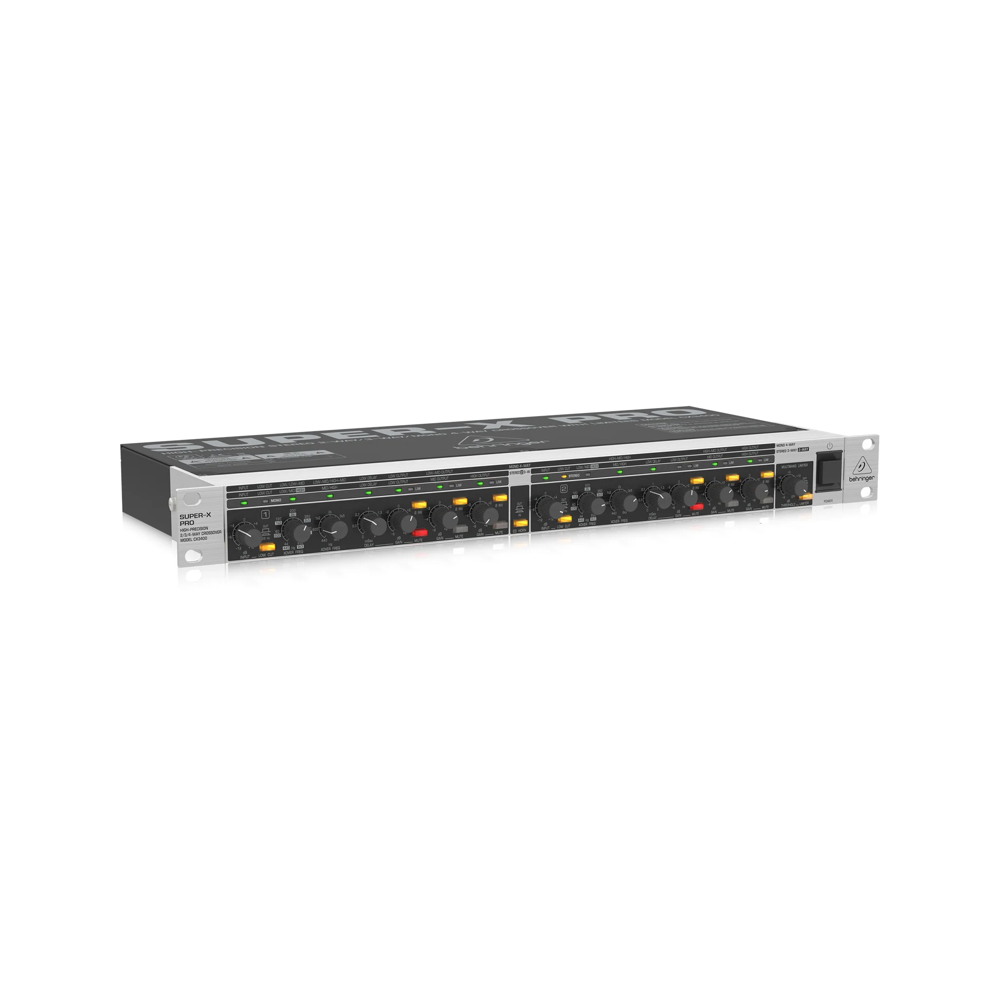 Behringer Super-X Pro CX3400 V2 Multi-channel Crossover with Limiters - Image 2