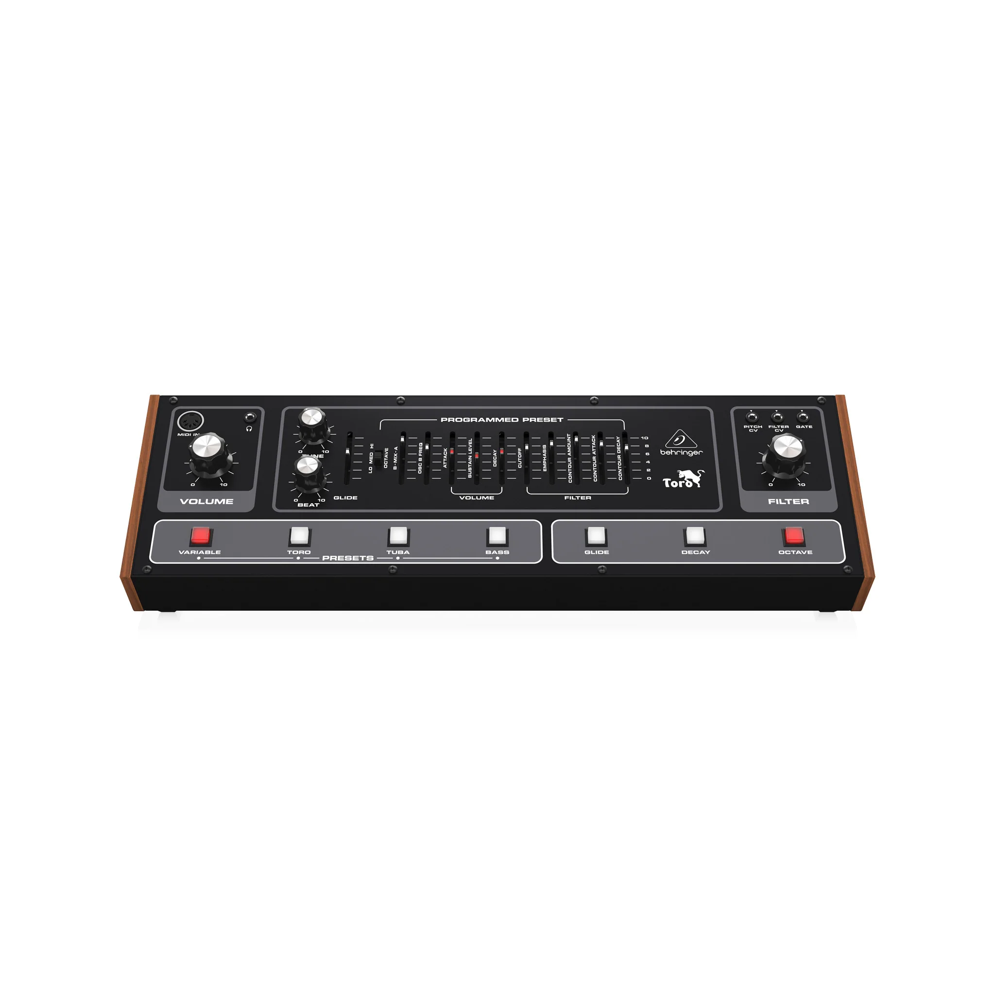Behringer TORO Analog Bass Synthesizer, EU Plug - Image 2