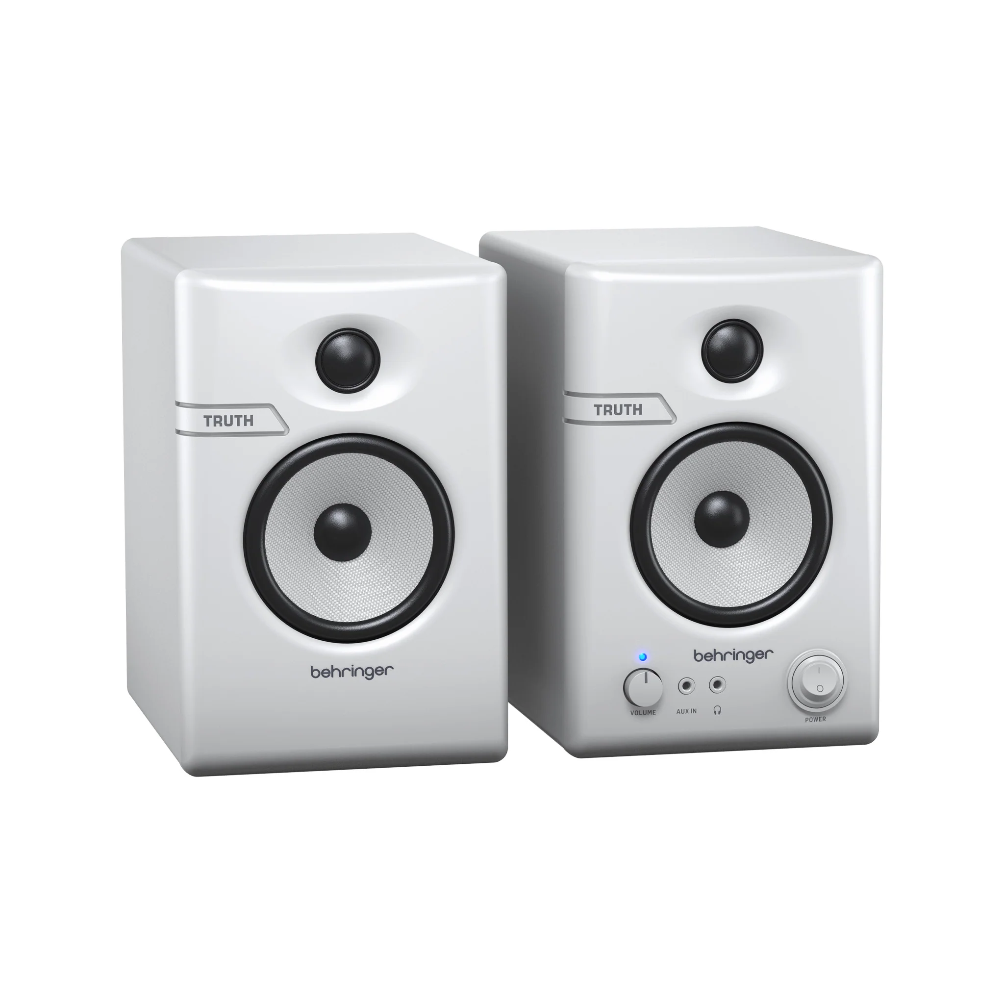 Behringer Truth 3.5-inch Powered Studio Monitor with Bluetooth, White, EU Plug - Image 2